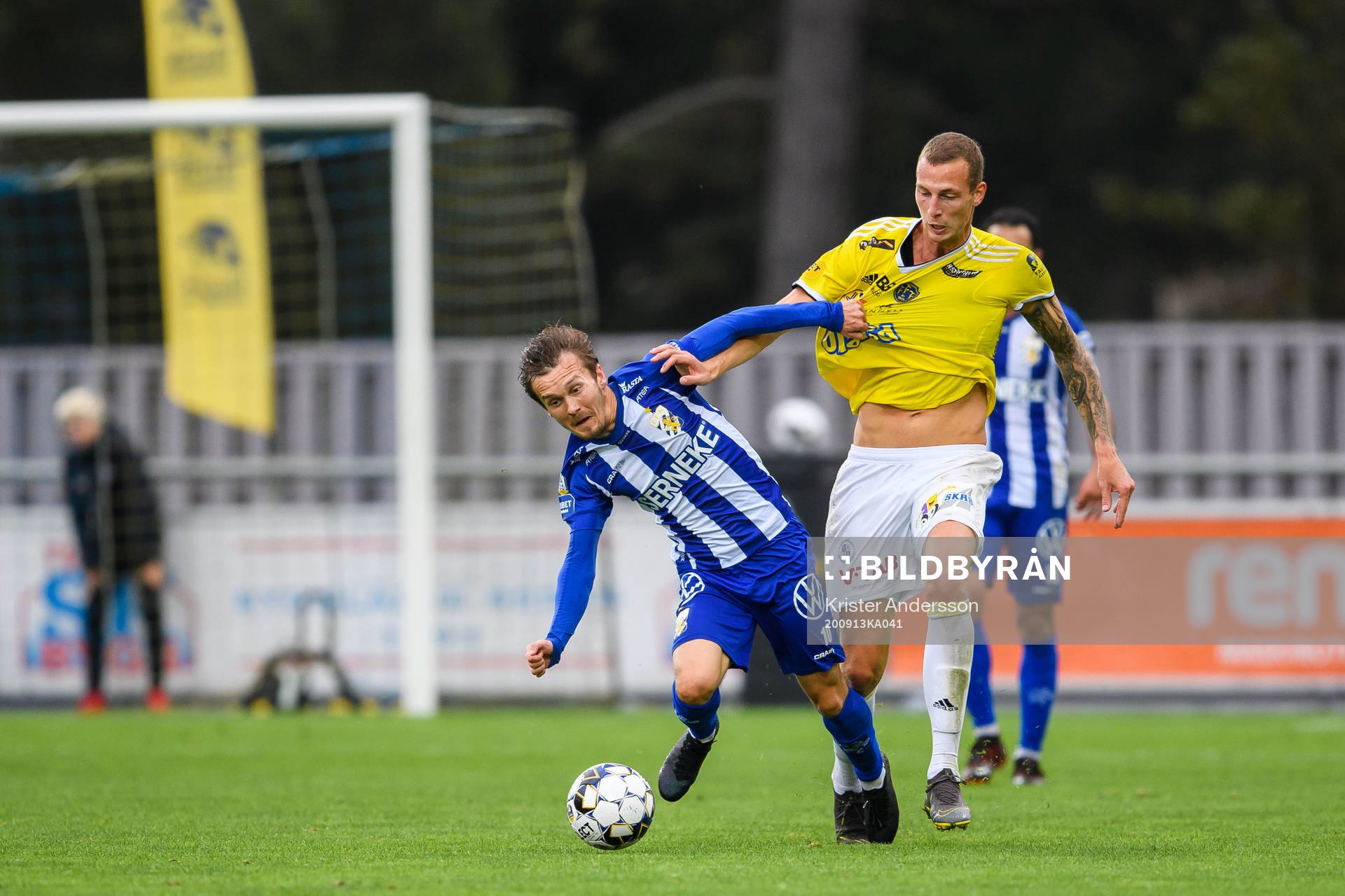 IFK Göteborgs Patrik Karlsson Lagemyr och Falkenbergs