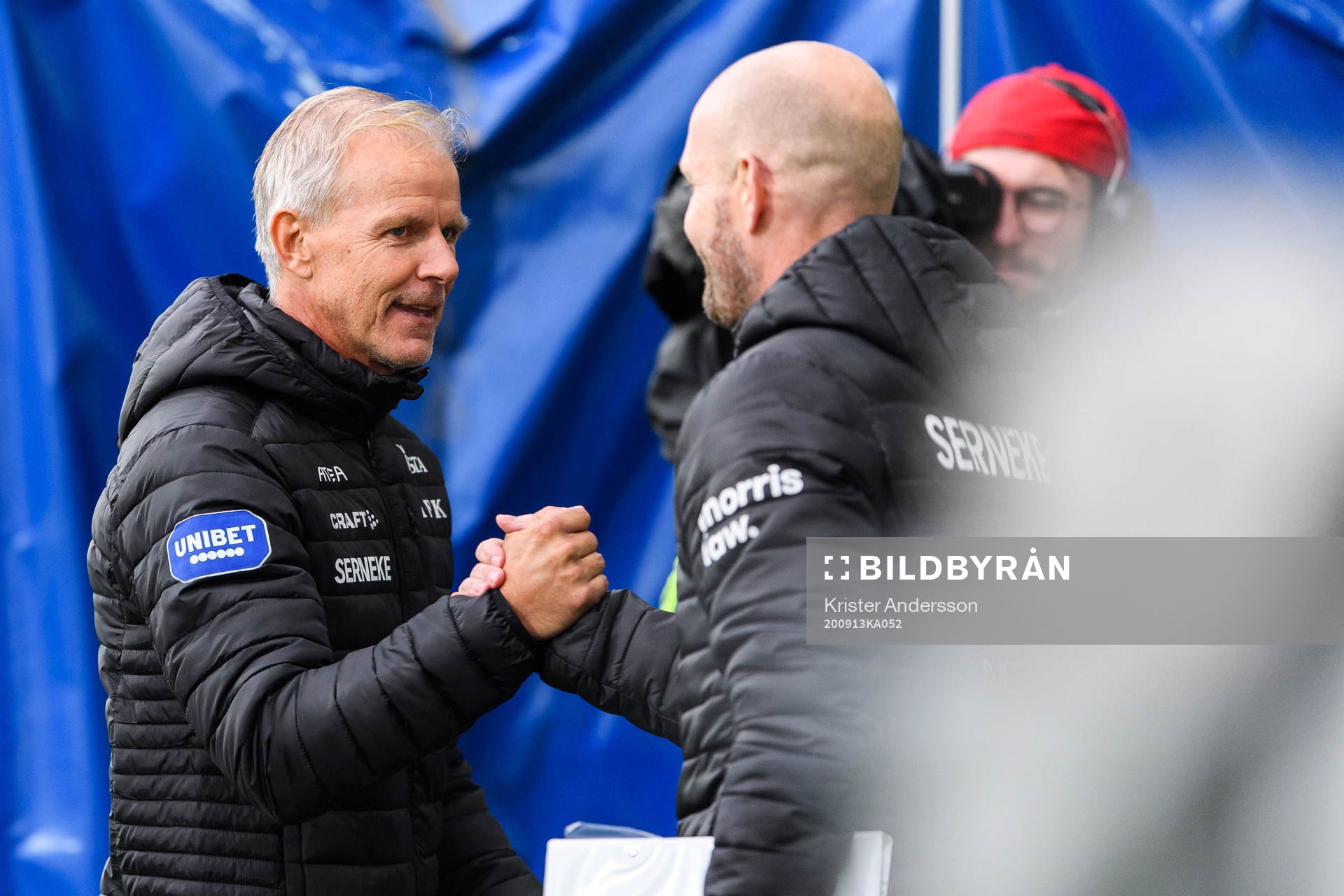 IFK Göteborgs tränare Roland Nilsson jublar