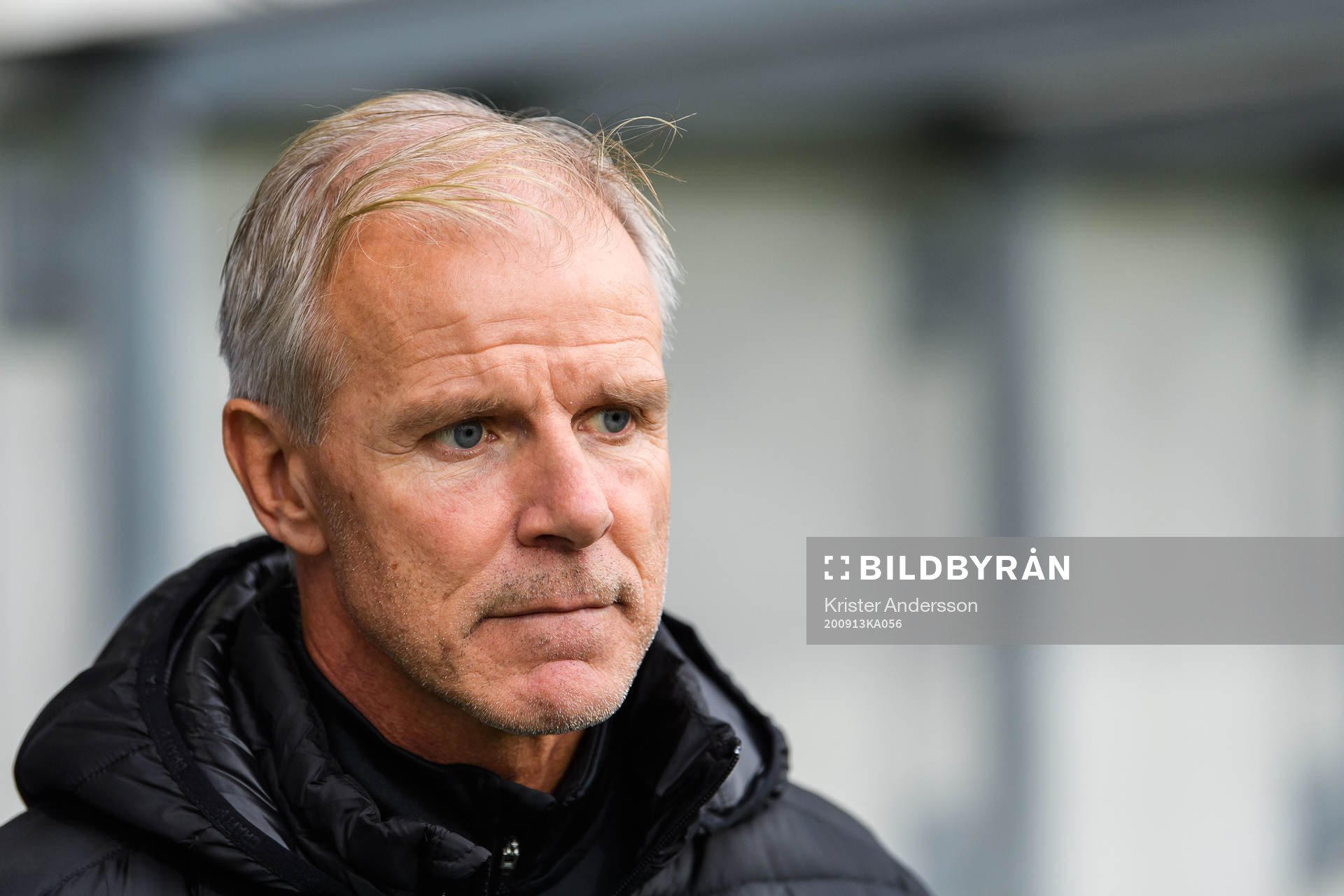 IFK Göteborgs tränare Roland Nilsson i mixade zonen