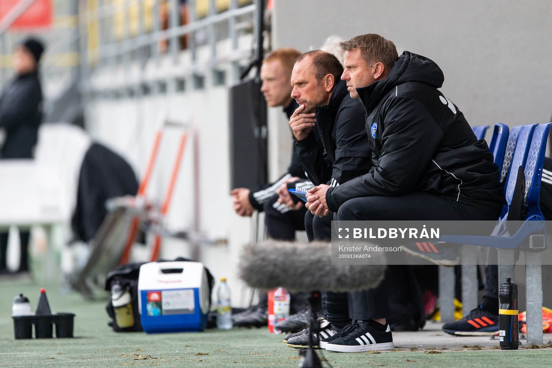 Falkenbergs assisterande tränare Jonas Axeldal och
