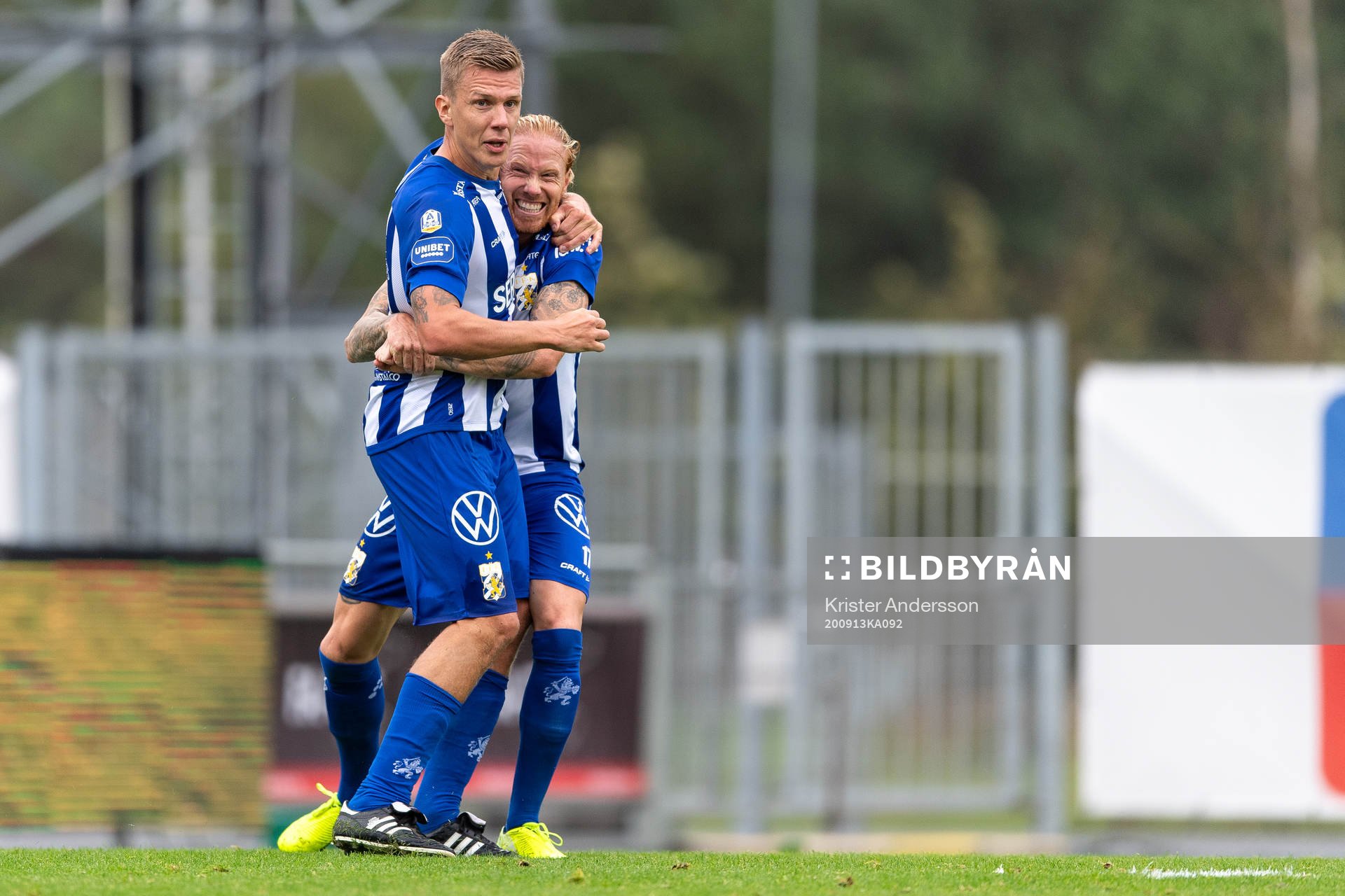 IFK Göteborgs Pontus Wernbloom Alexander Farnerud jublar