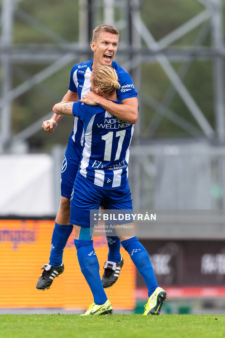 IFK Göteborgs Pontus Wernbloom Alexander Farnerud jublar