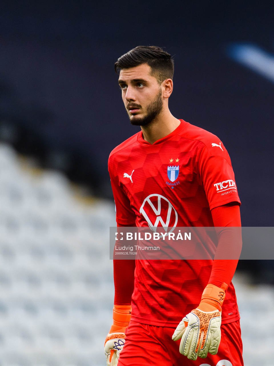 Malmö FFs målvakt Marko Johansson