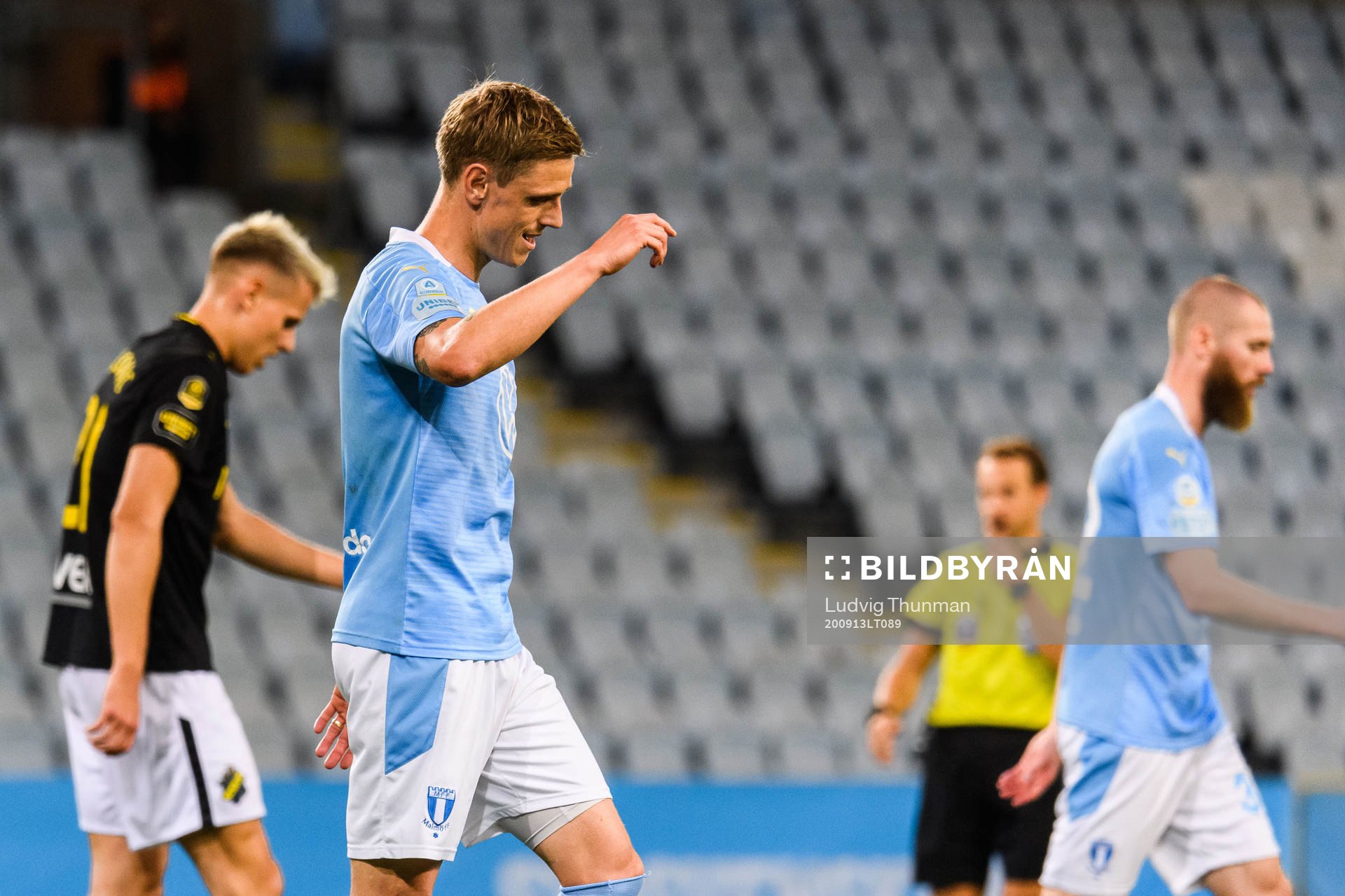 Malmö FFs Sören Rieks deppar