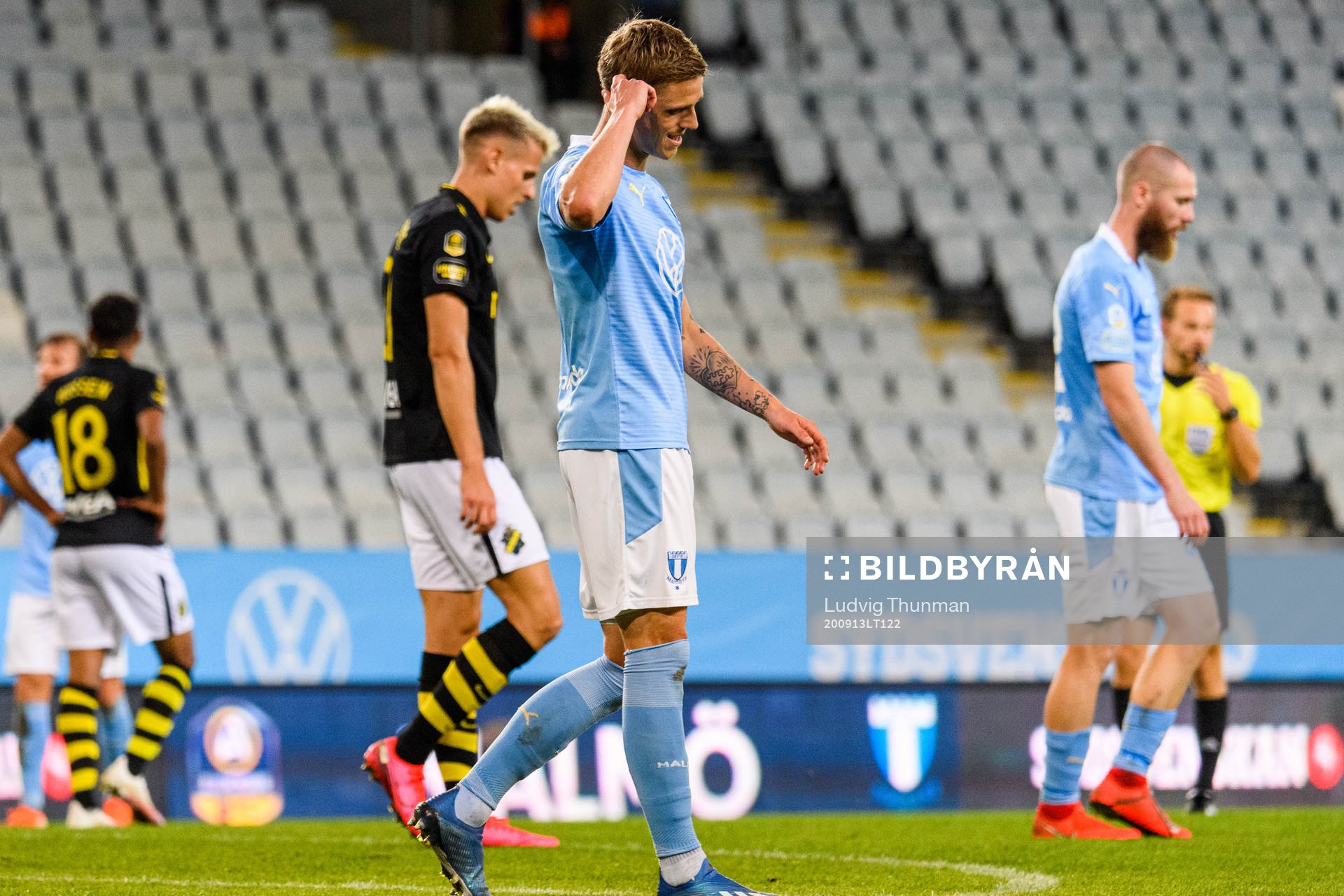 Malmö FFs Sören Rieks deppar