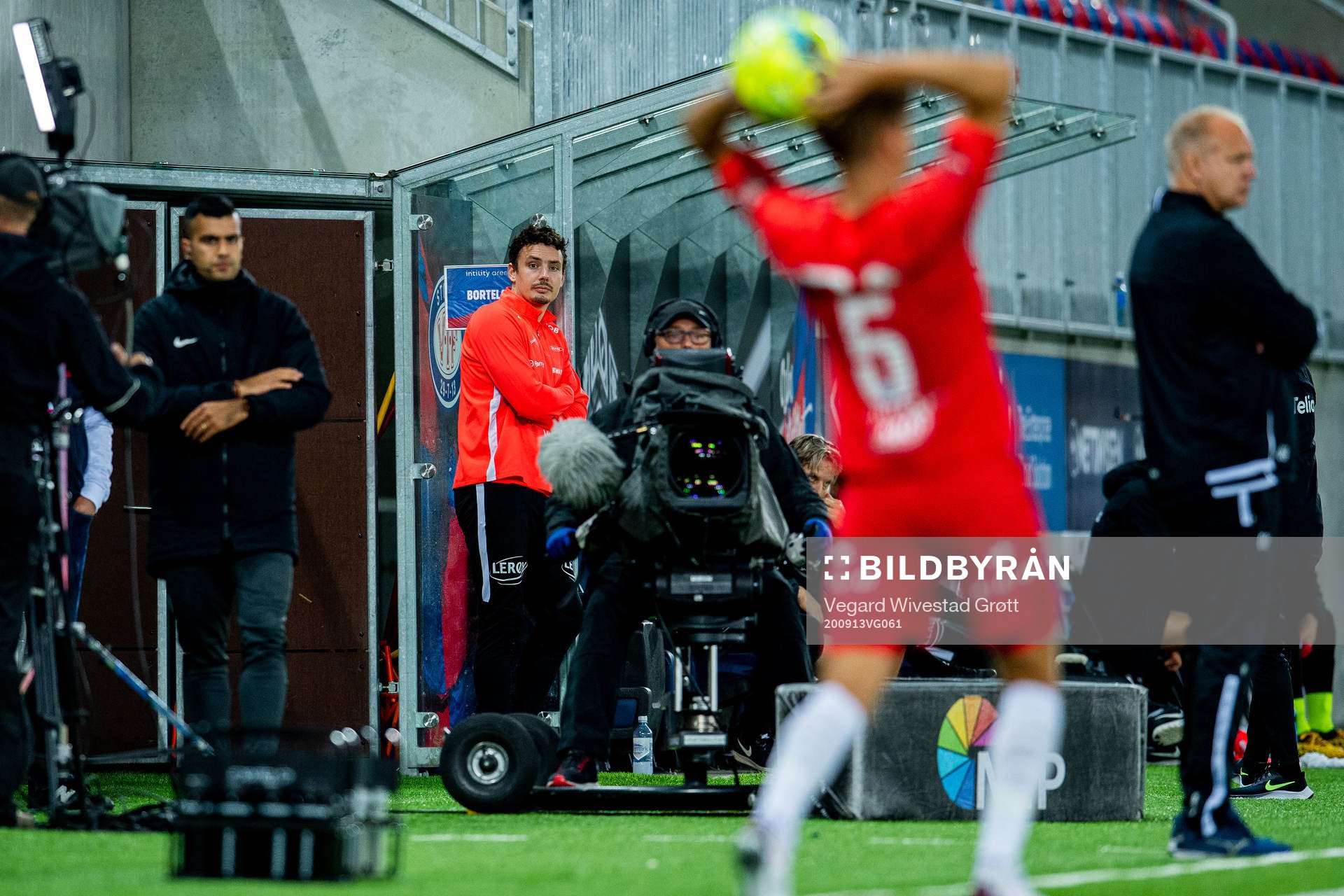 Vegard Forren of Brann during the Eliteserien football match between Vålerenga and Brann on September 13, 2020 in Oslo.