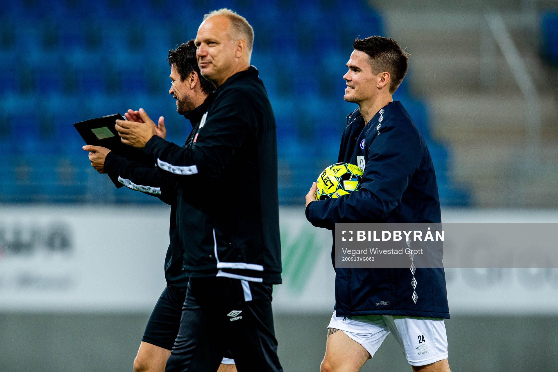 Dag-Eilev Fagermo, head coach of Vålerenga, and Vidar Örn
