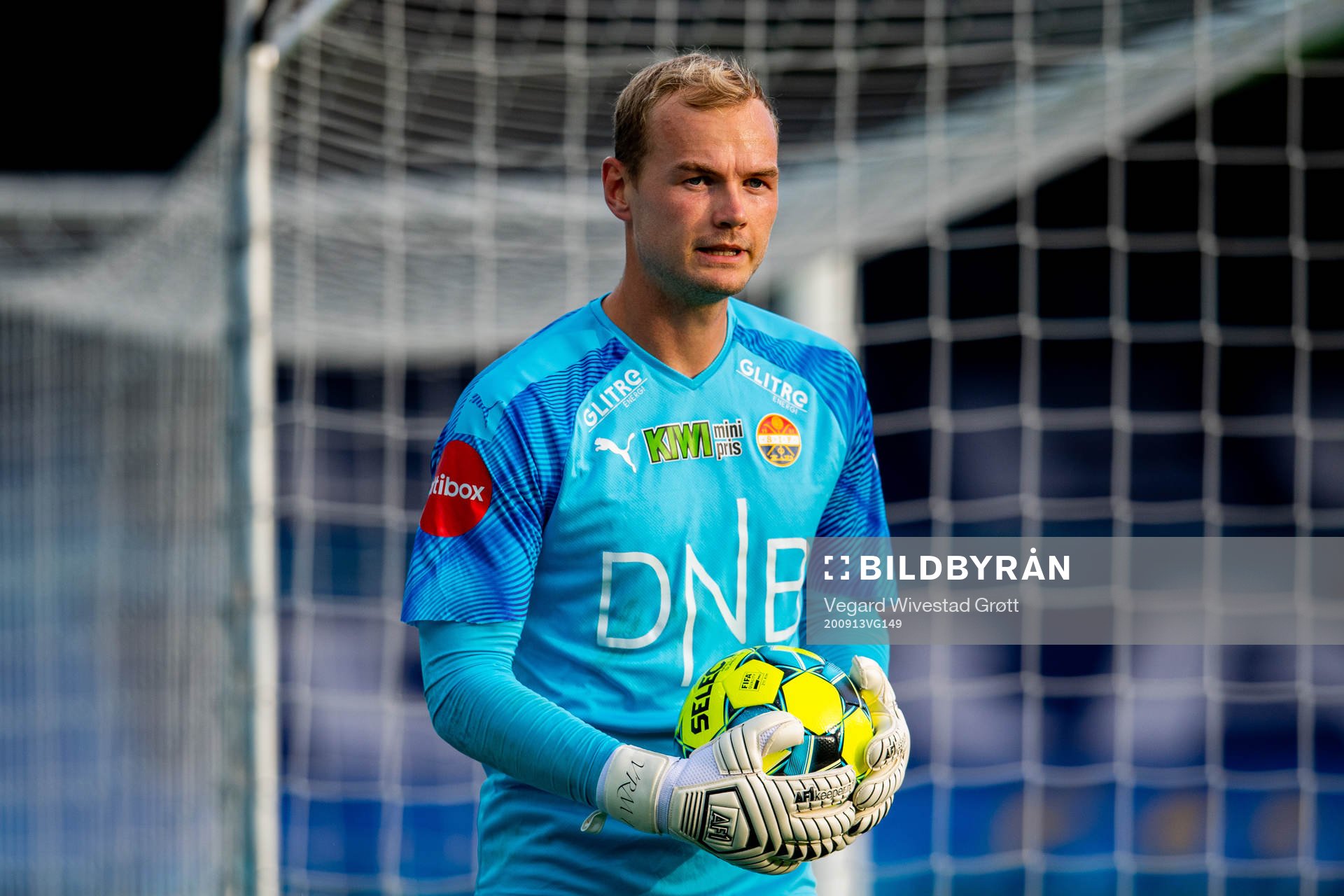Goalkeeper Viljar Myhra of Strømsgodset