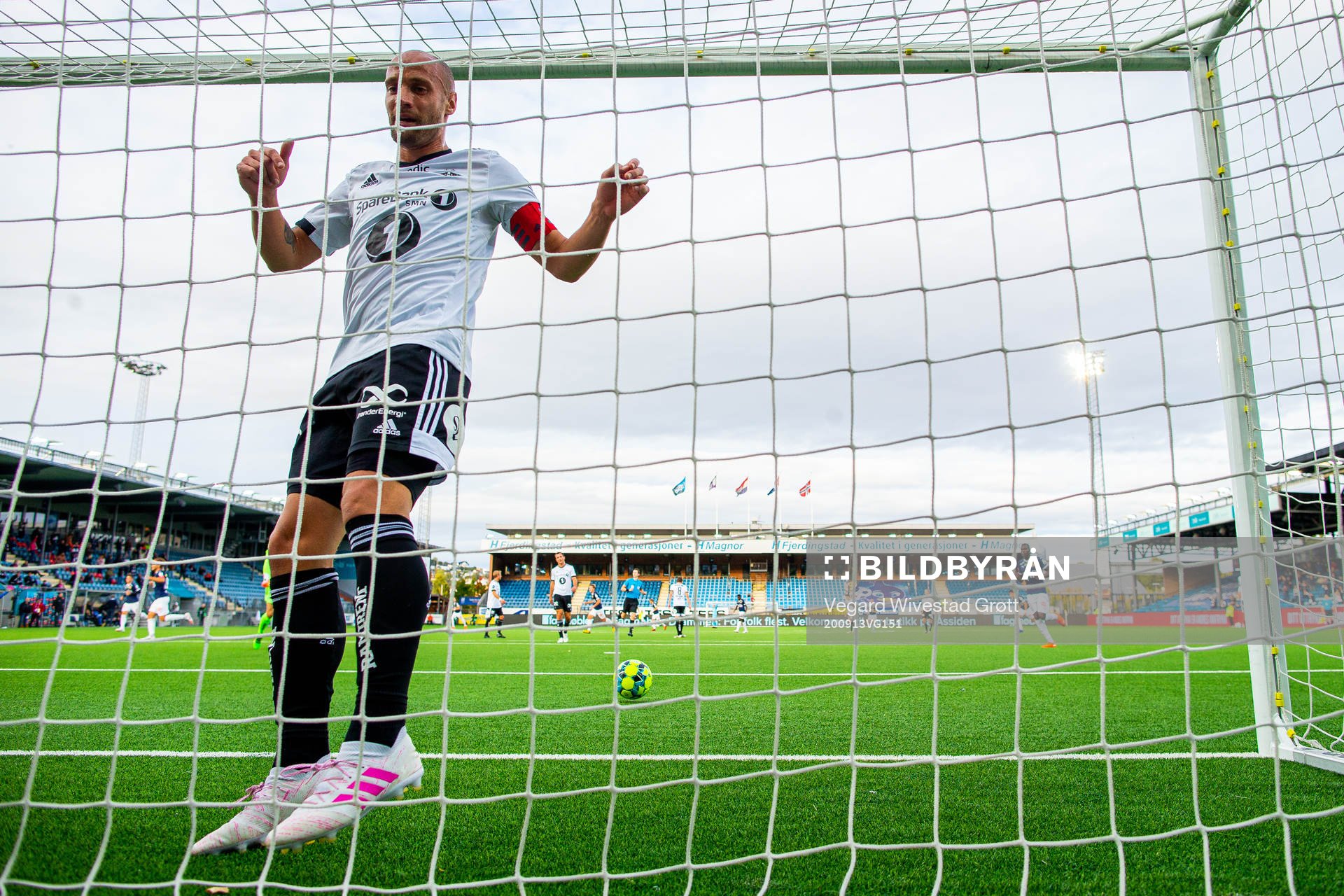 Tore Reginiussen of Rosenborg looks dejected