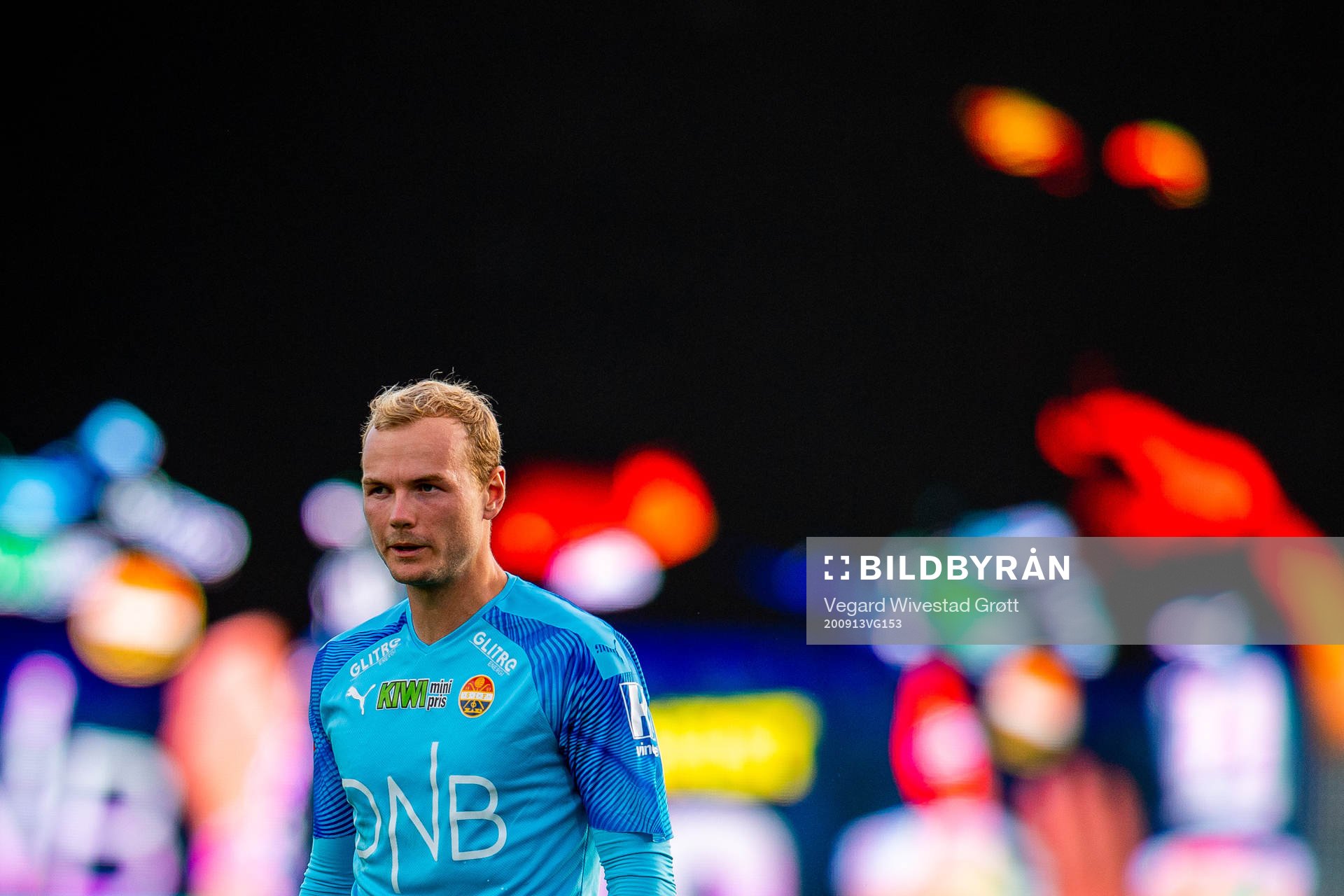 Goalkeeper Viljar Myhra of Strømsgodset