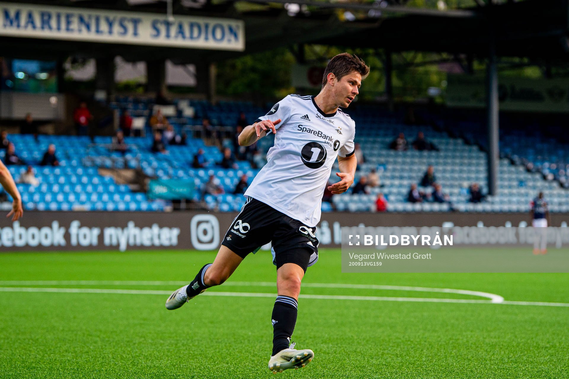 Torgeir Børven of Rosenborg celebrates