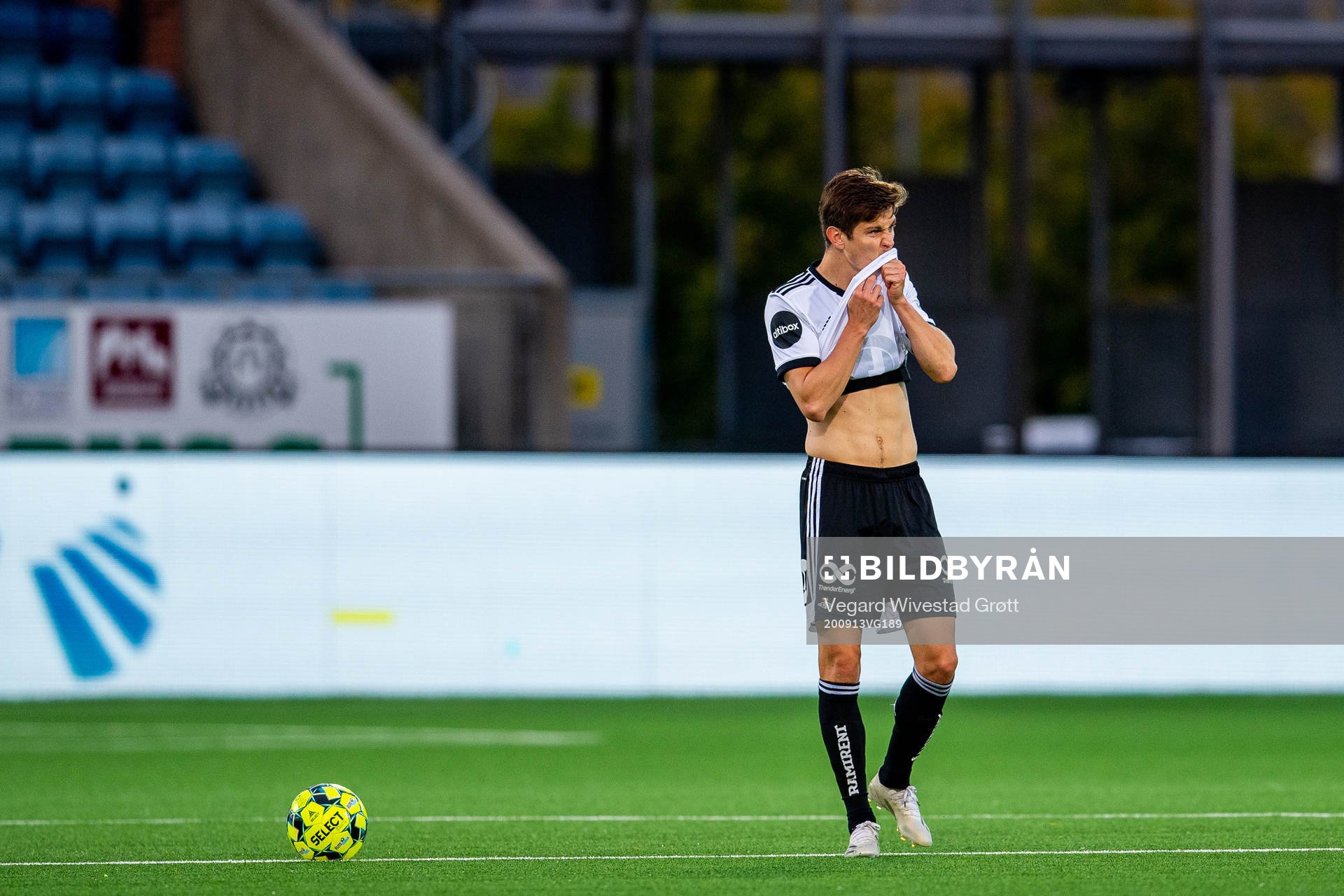 Torgeir Børven of Rosenborg looks dejected