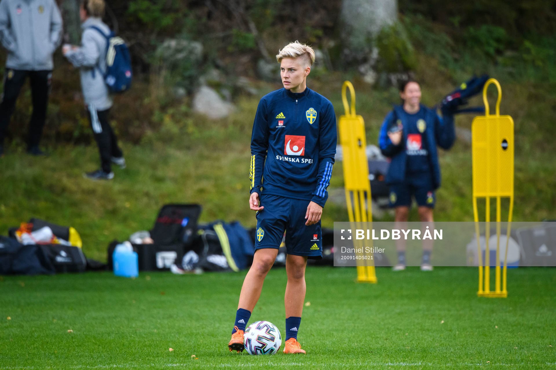 Lina Hurtig of the Swedish women’s national football team
