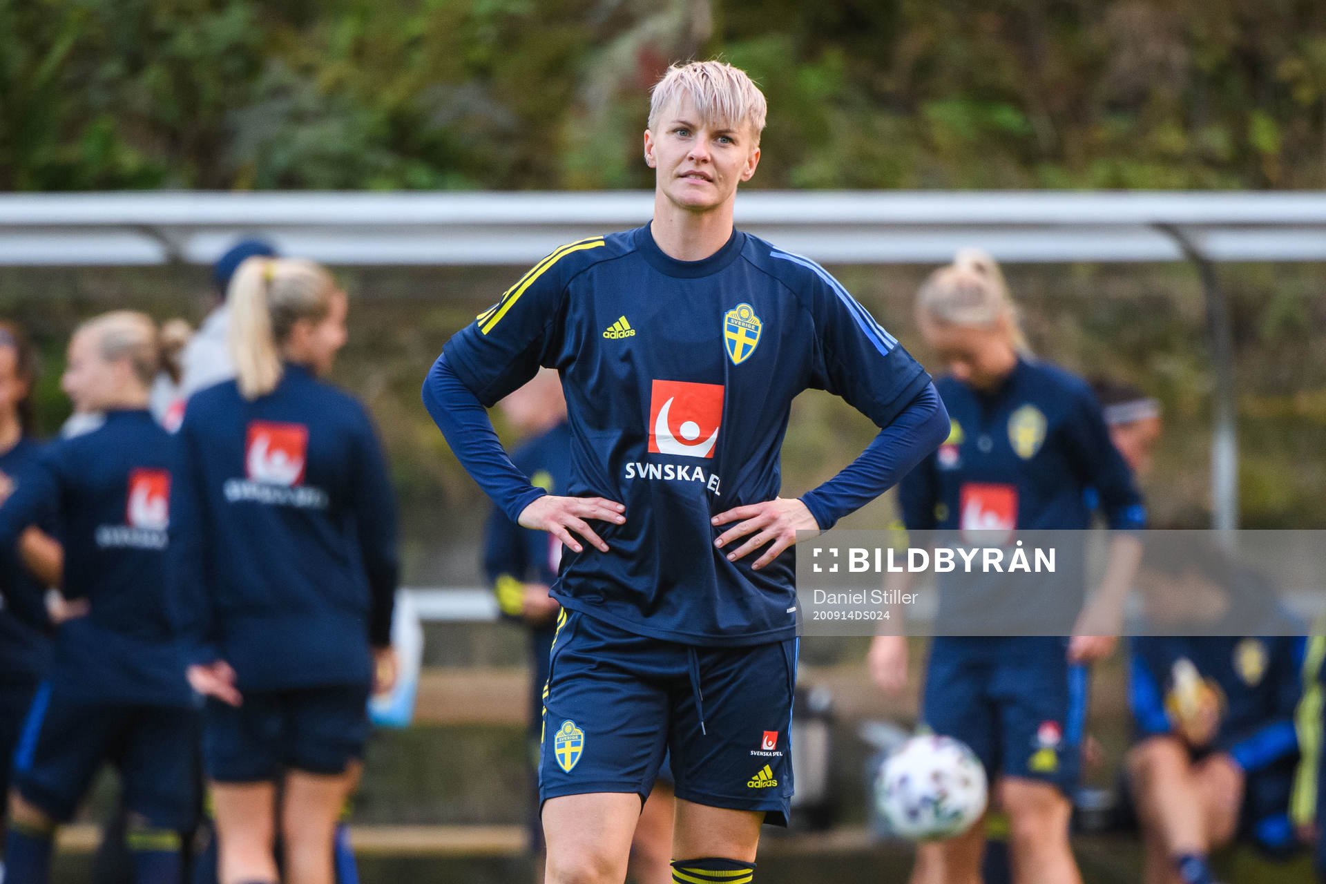 Nilla Fischer of the Swedish women’s national football
