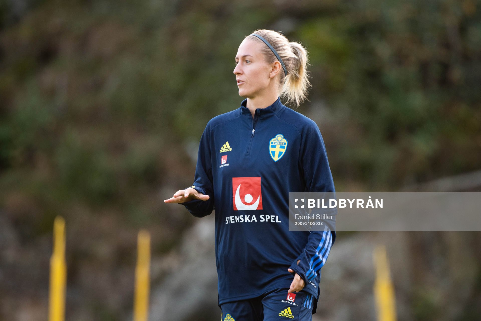 Emma Cullberg of the Swedish women’s national football