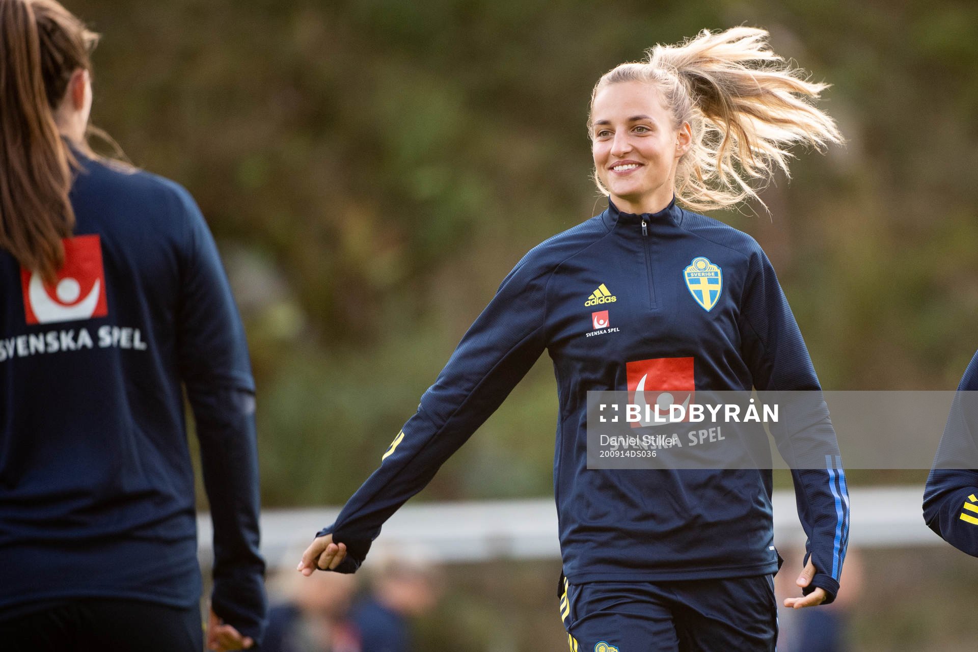 Nathalie Björn of the Swedish women’s national football