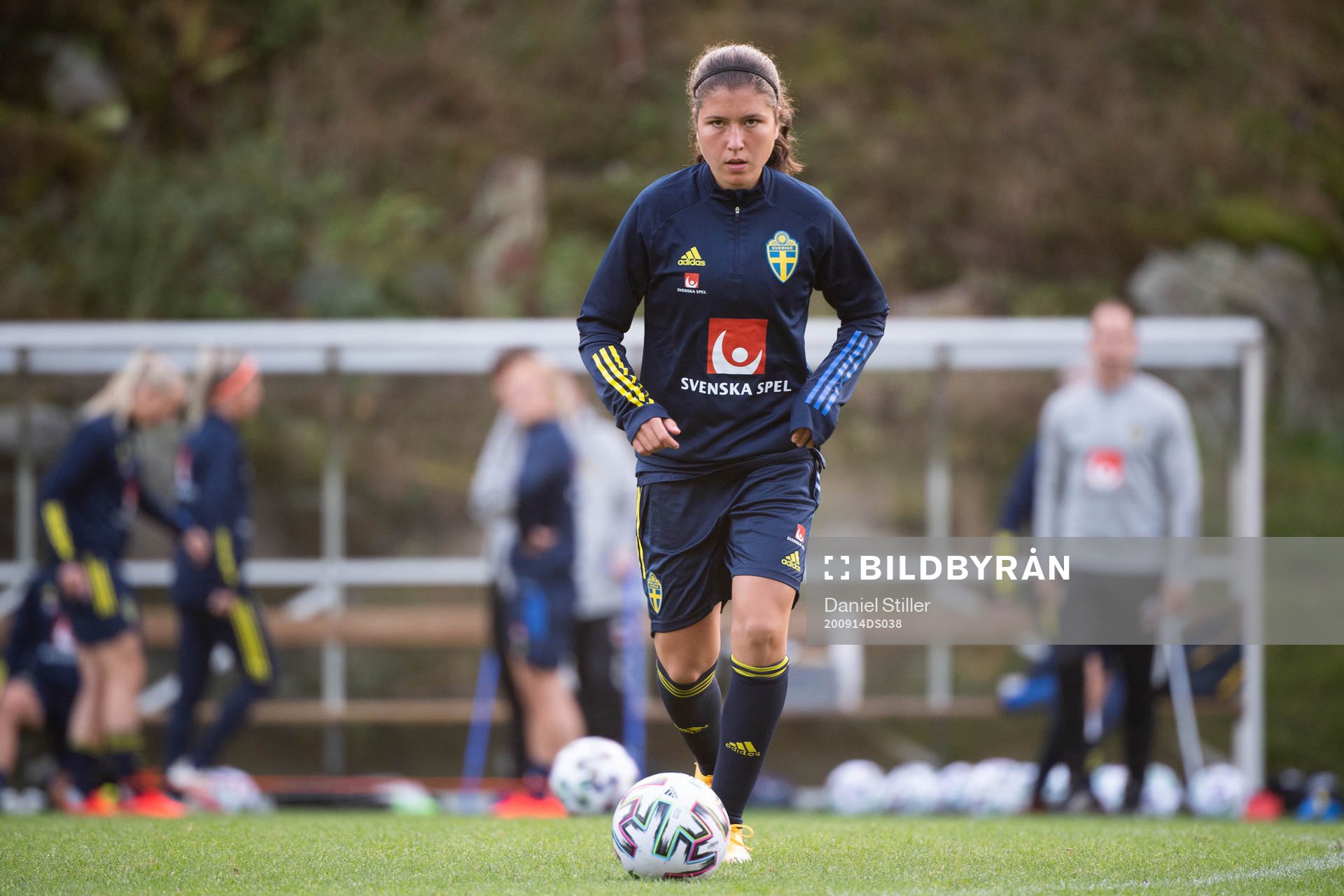 Loreta Kullashi of the Swedish women’s national football