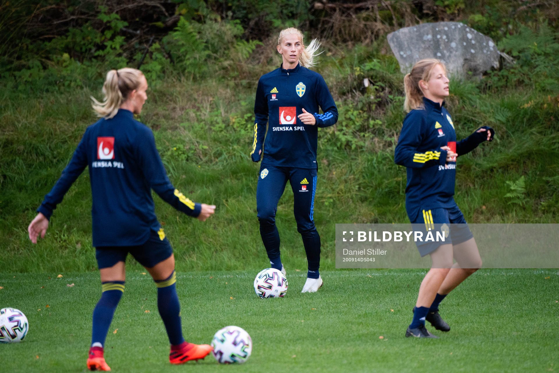 Sofia Jakobsson of the Swedish women’s national football