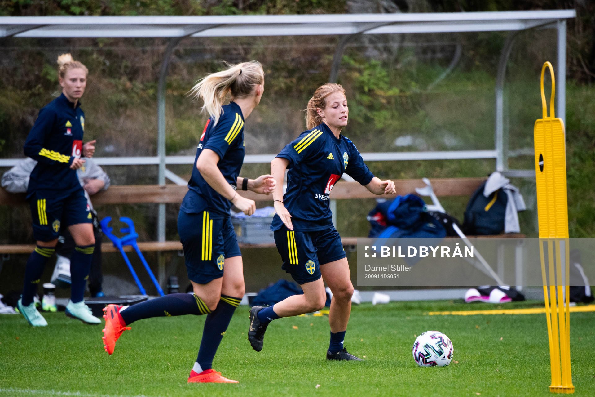 Anna Anvegård of the Swedish women’s national football