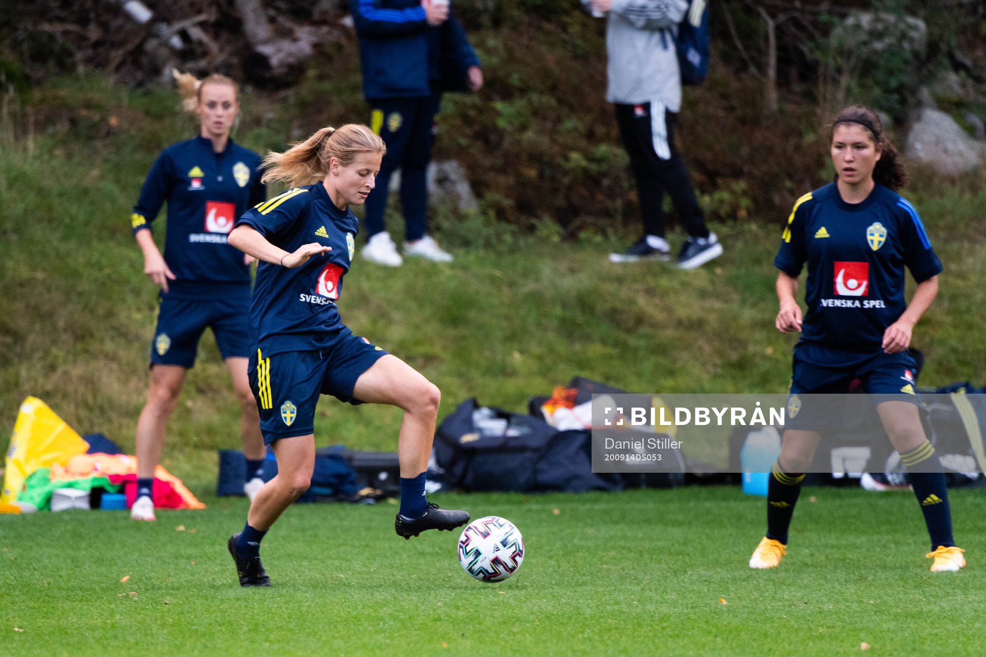 Anna Anvegård of the Swedish women’s national football