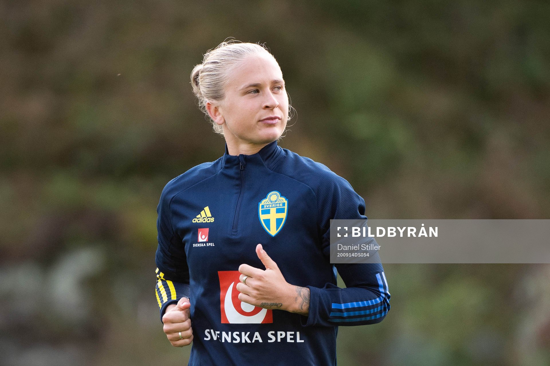 Filippa Curmark of the Swedish women’s national football