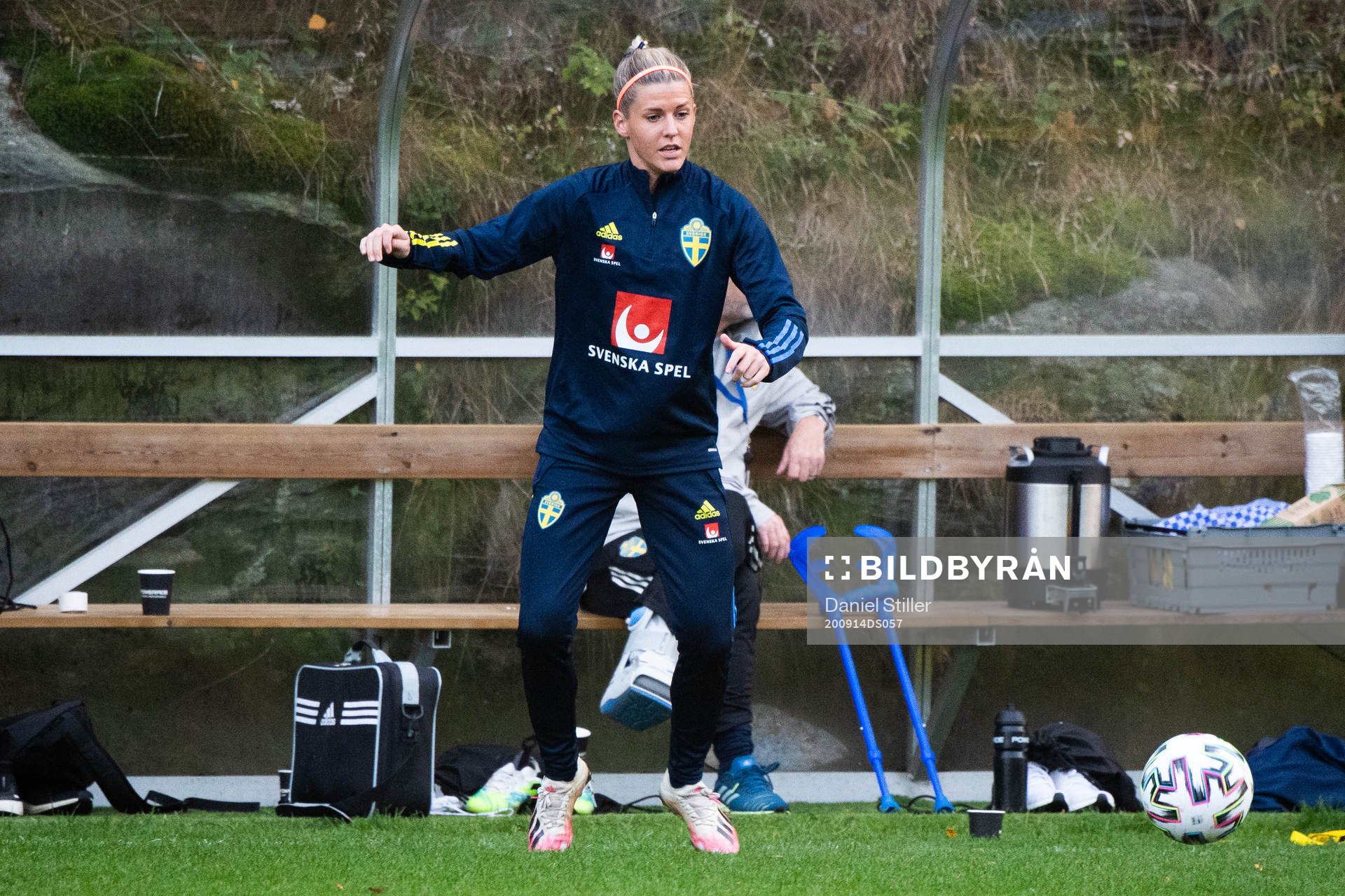 Olivia Schough of the Swedish women’s national football