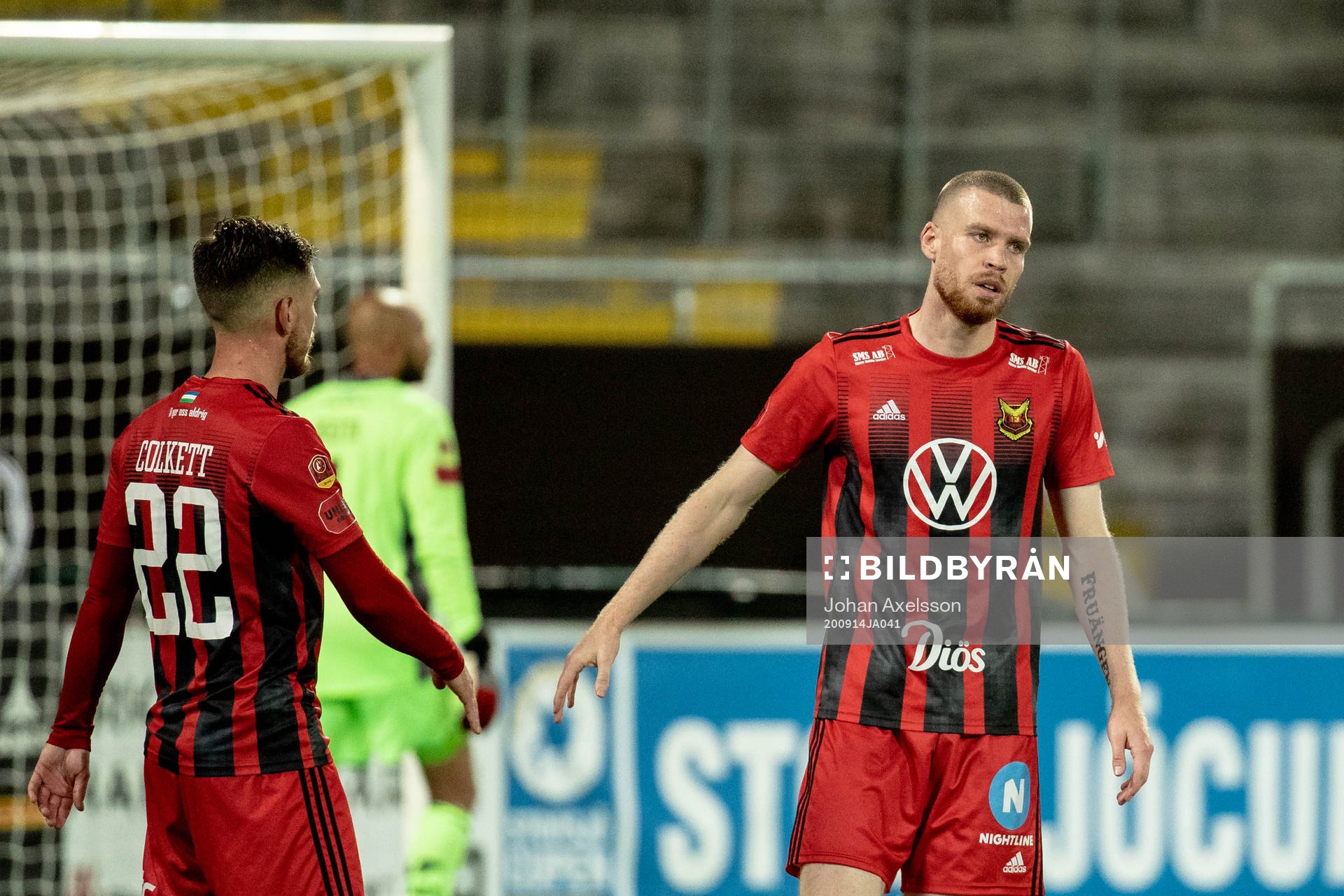 Östersunds Thomas Isherwood deppar
