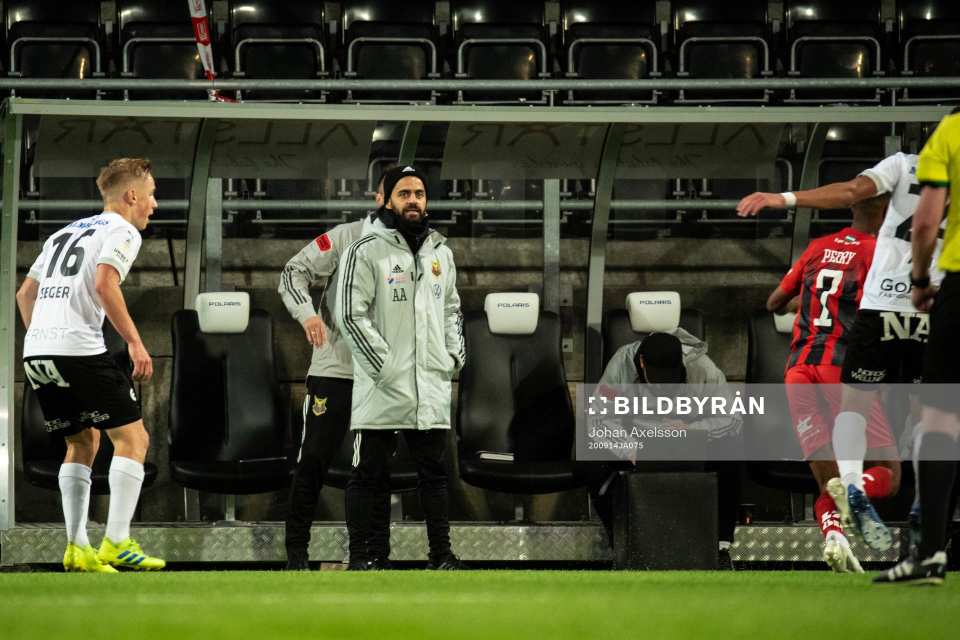 Östersunds assisterande tränare Amir Azrafshan