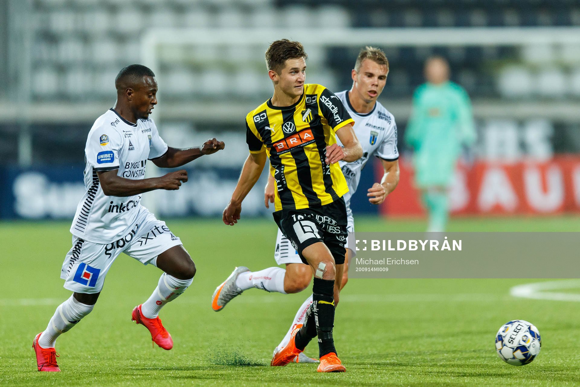 Sirius Nahom Girmai Netabay och Elias Andersson mot