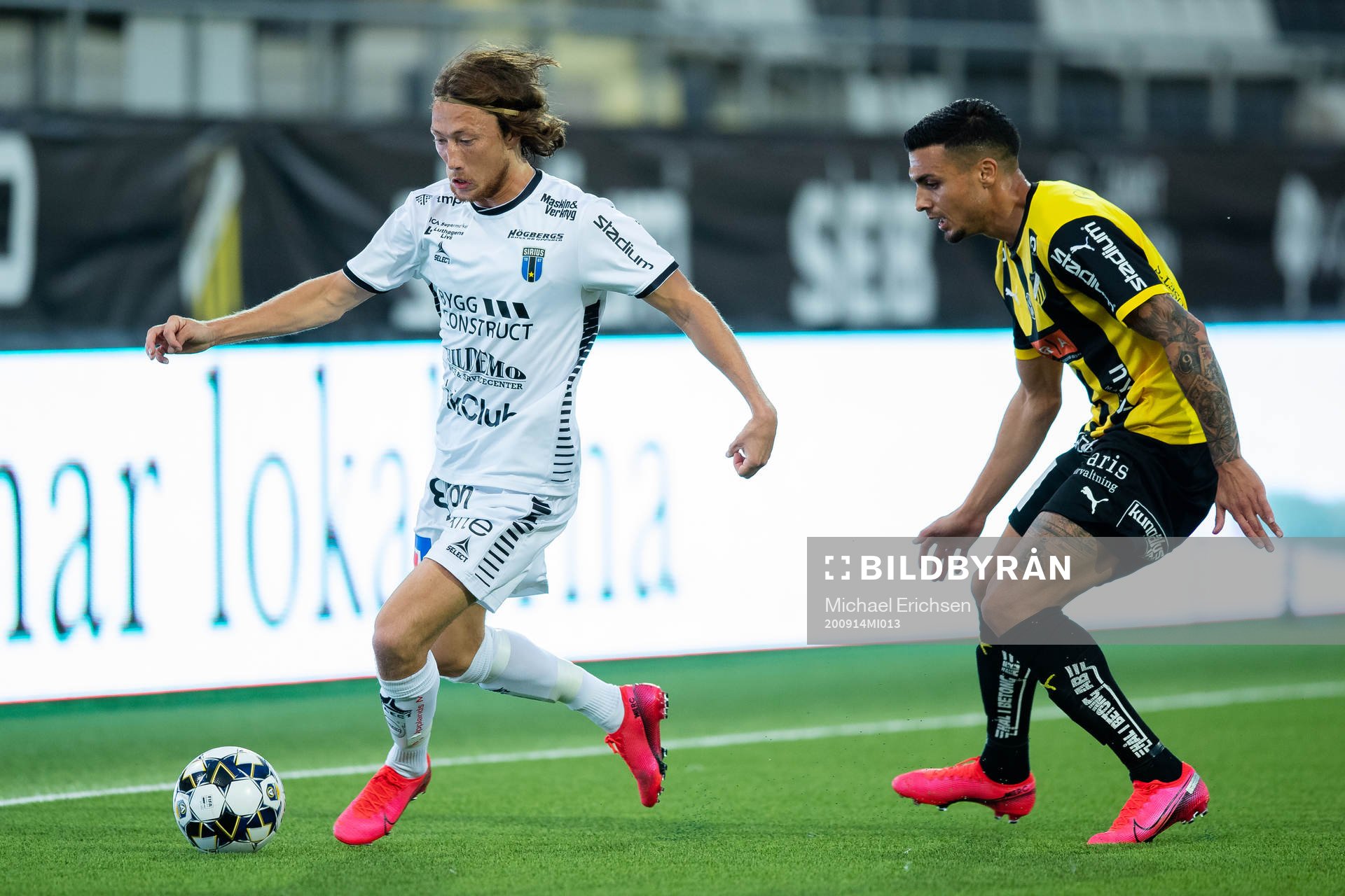 Sirius Axel Björnström och Häckens Ahmed Yasin