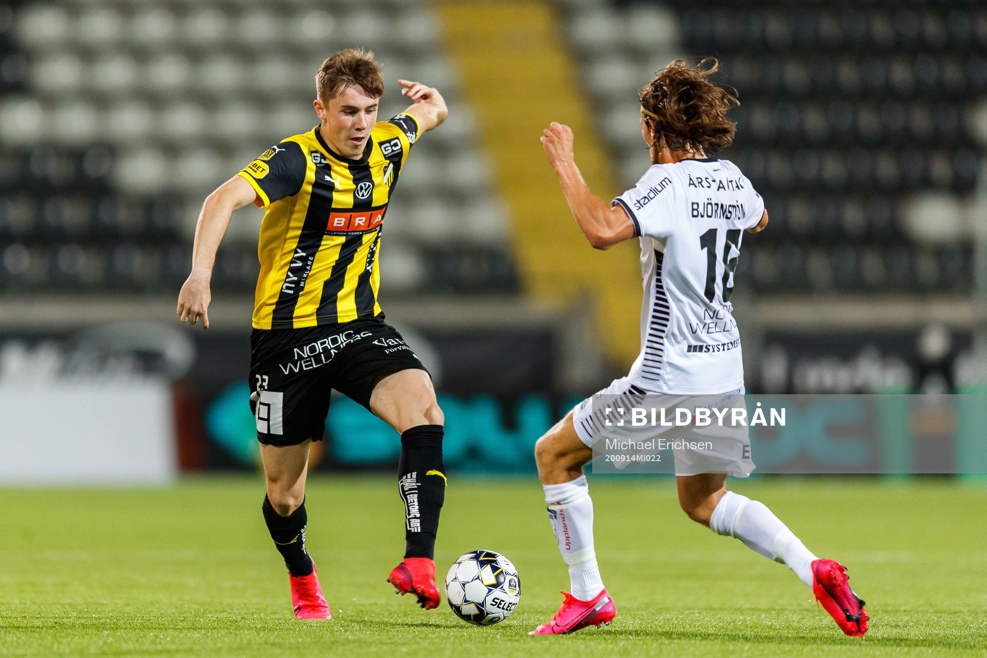 Häckens Patrik Wålemark och Sirius Axel Björnström