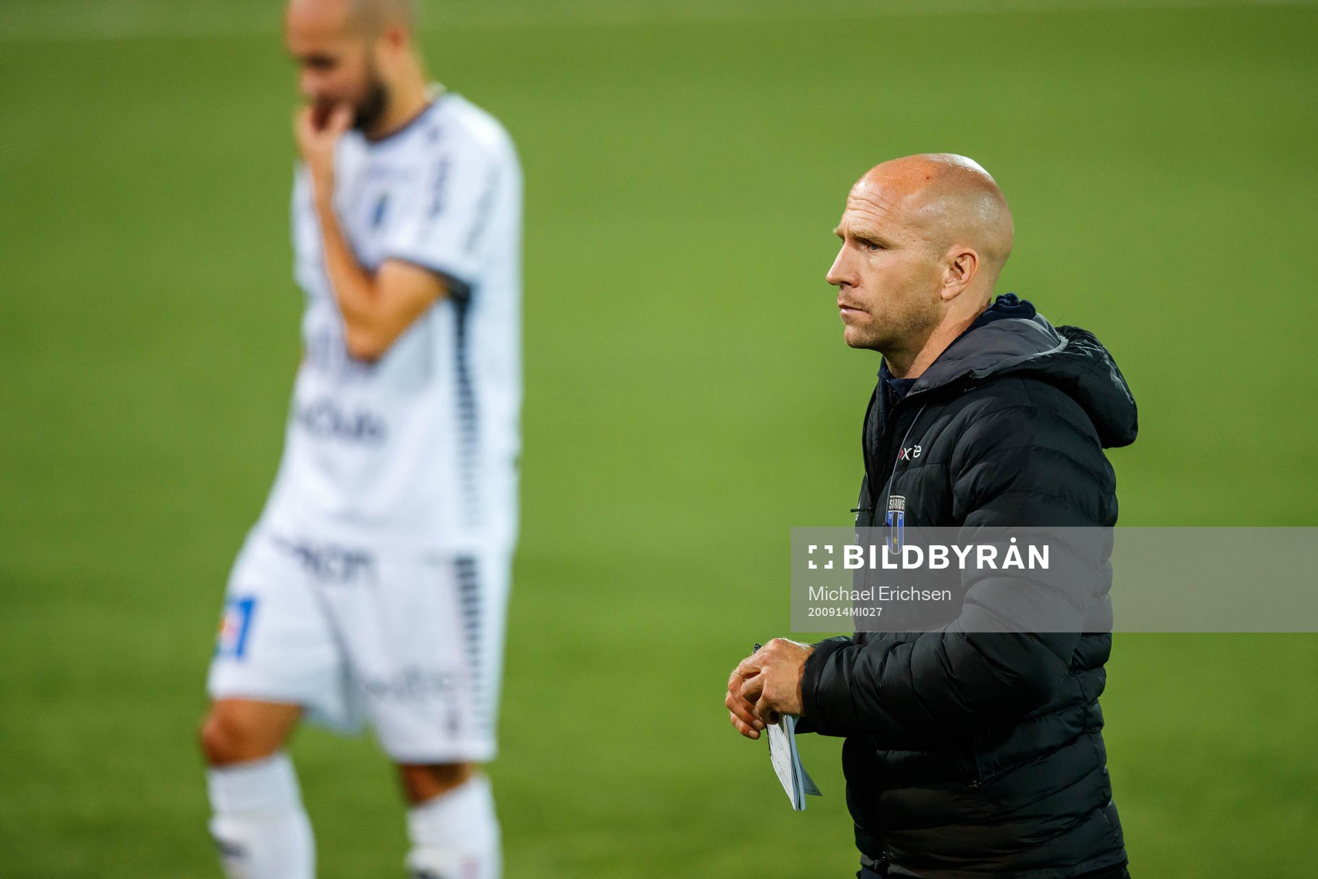Sirius tränare Henrik Rydström deppar