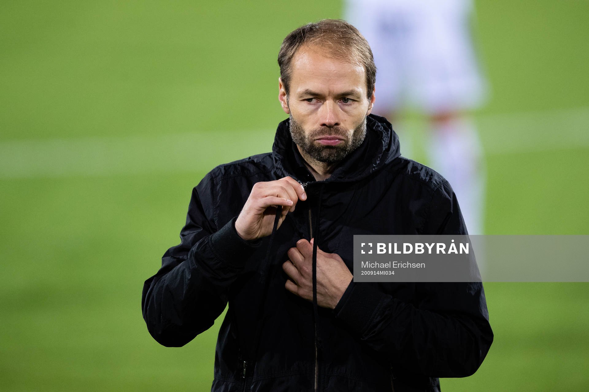 Häckens tränare Andreas Alm efter fotbollsmatchen i Allsvenskan mellan Häcken och Sirius den 14 september 2020 i Göteborg.