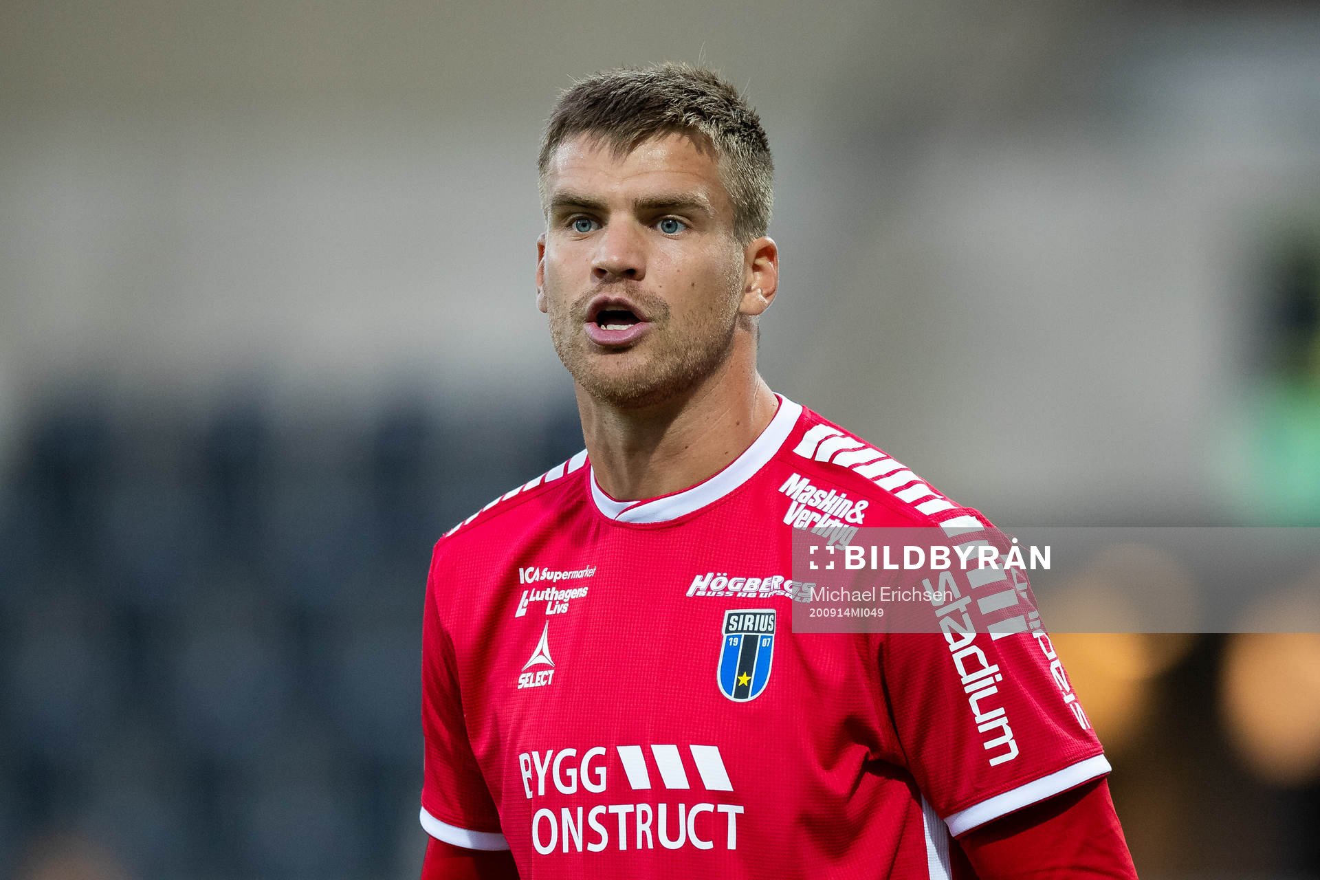 Sirius målvakt Lukas Jonsson