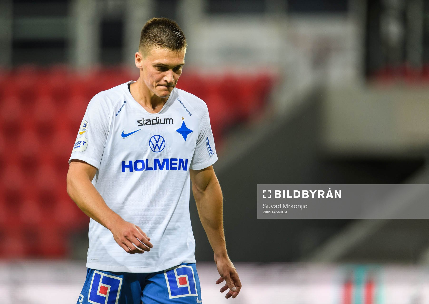 IFK Norrköpings Rasmus Lauritsen deppar