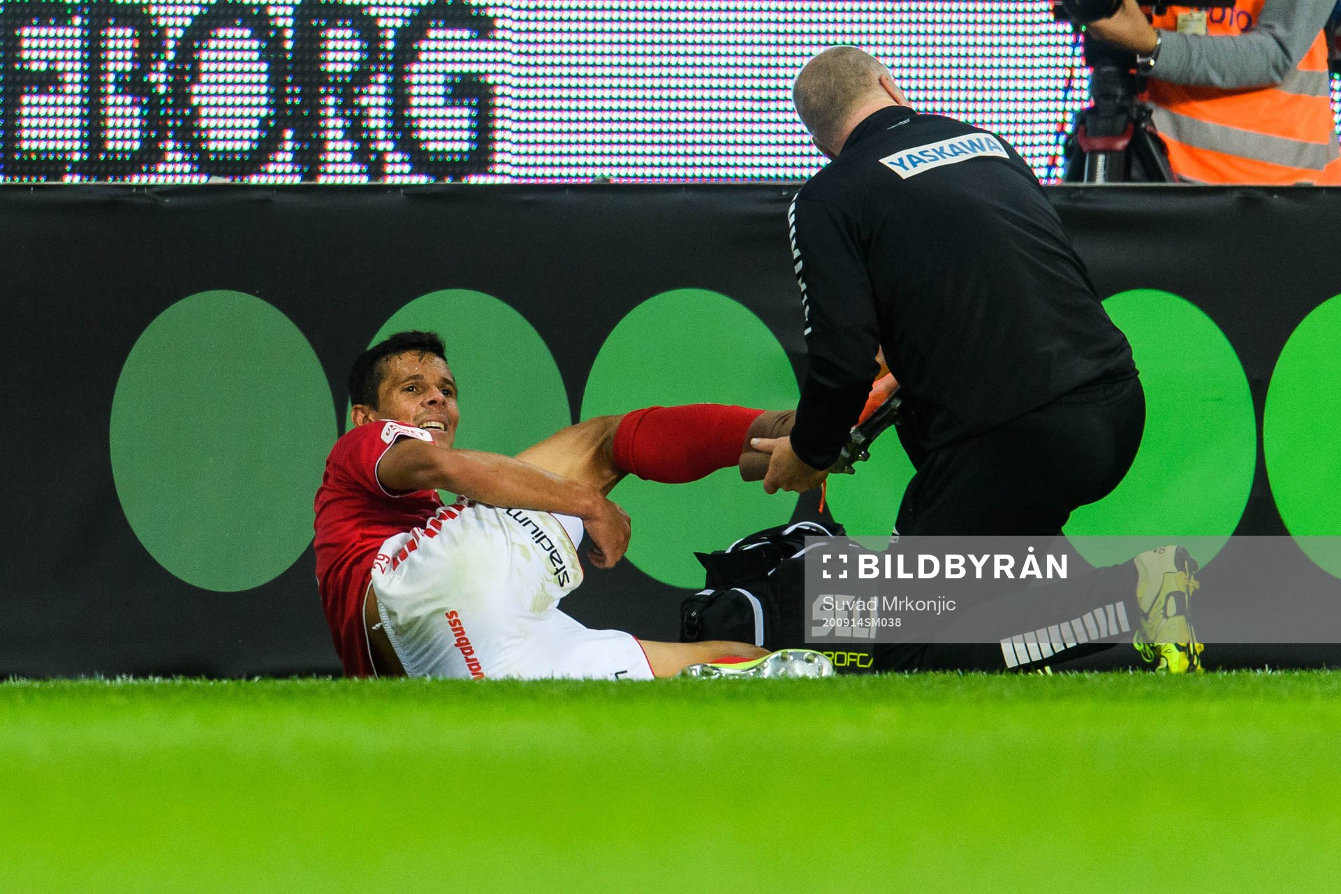 Kalmars Romário Pereira Sipião har ont