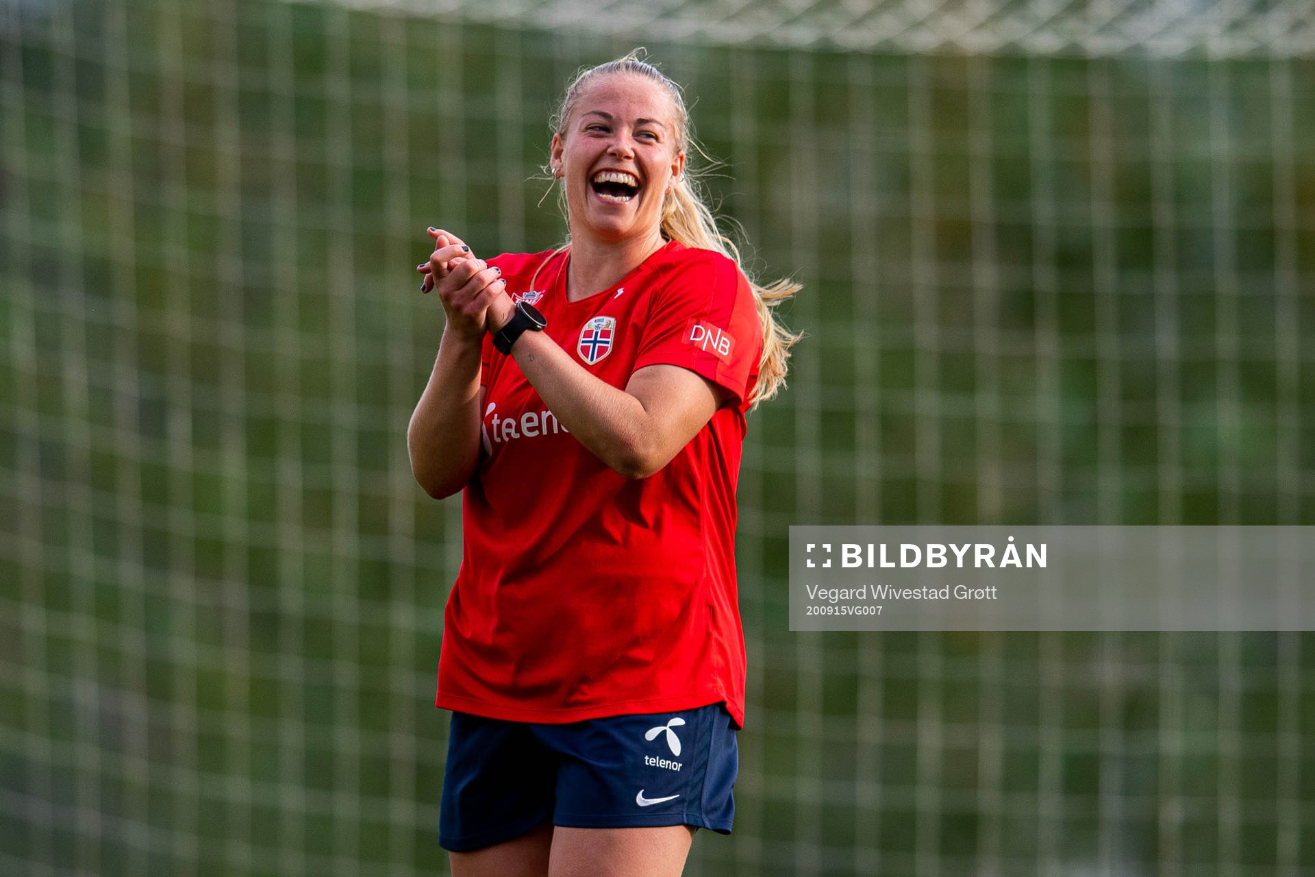 Therese Sessy Åsland of the Norwegian women’s national