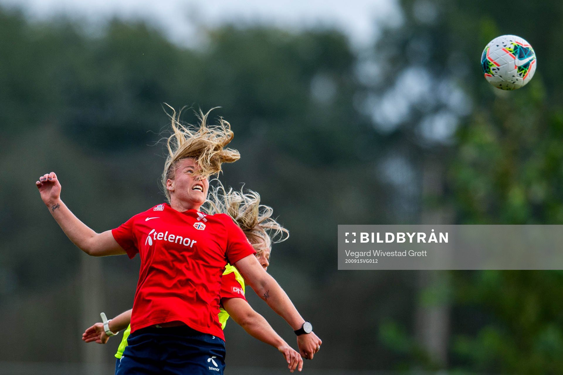 Therese Sessy Åsland of the Norwegian women’s national