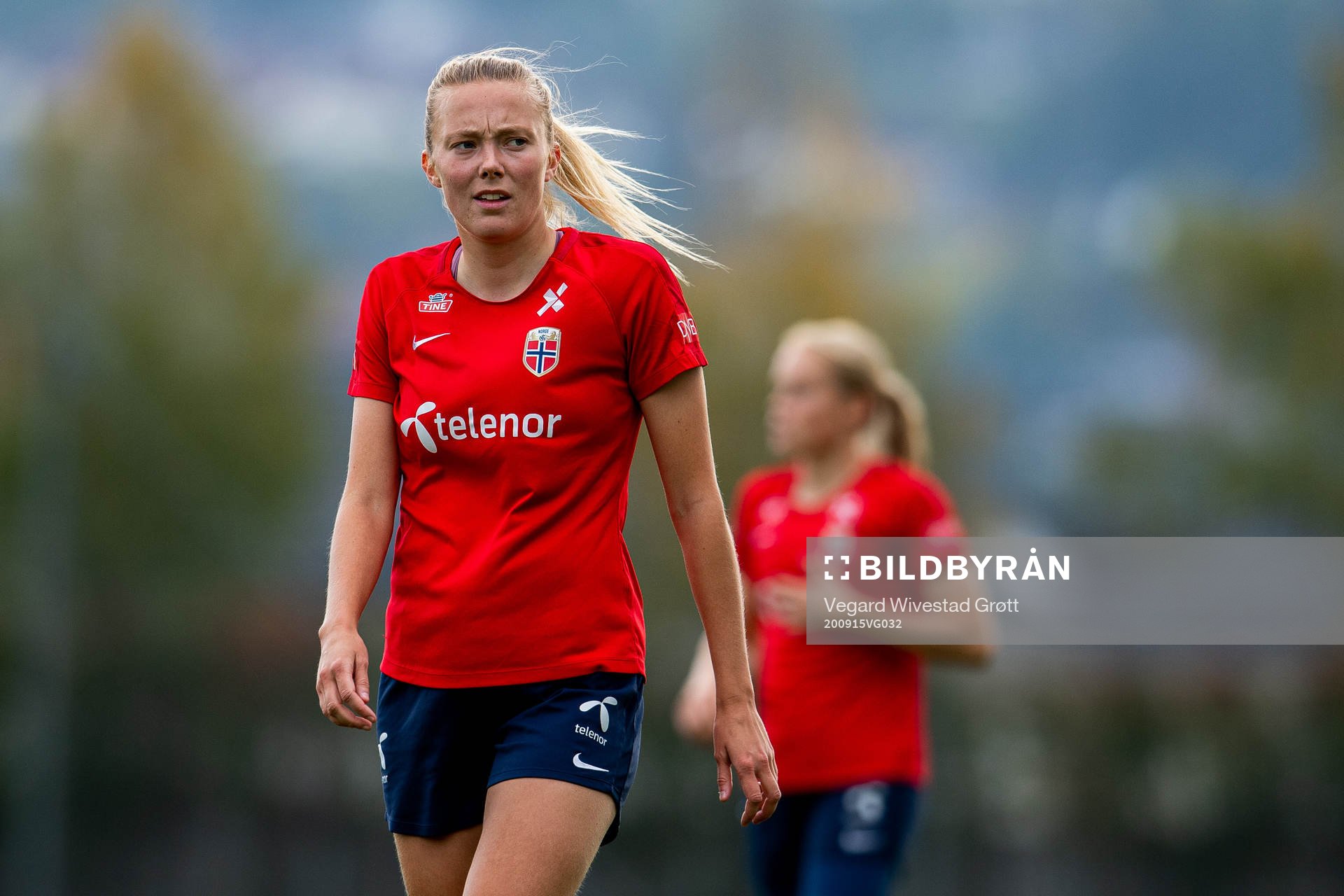 Synne Sofie Kinden Jensen of the Norwegian women’s