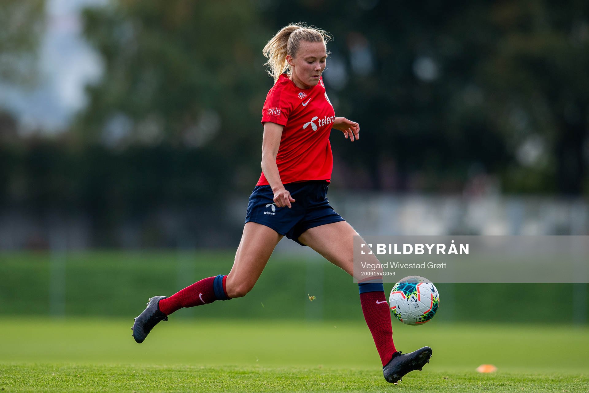Synne Sofie Kinden Jensen of the Norwegian women’s