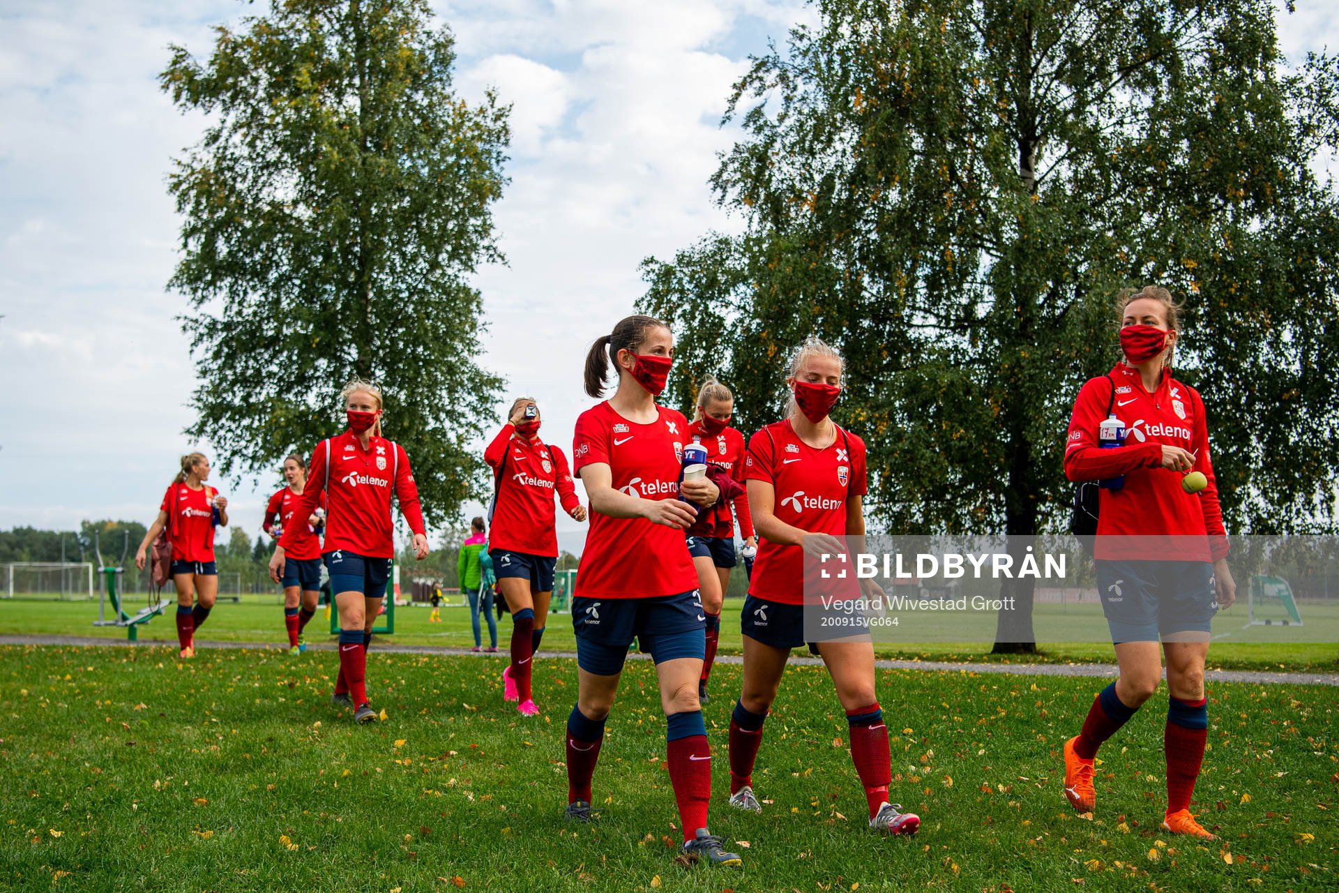 Tuva Hansen, Emilie Woldvik and Kristine Minde of the