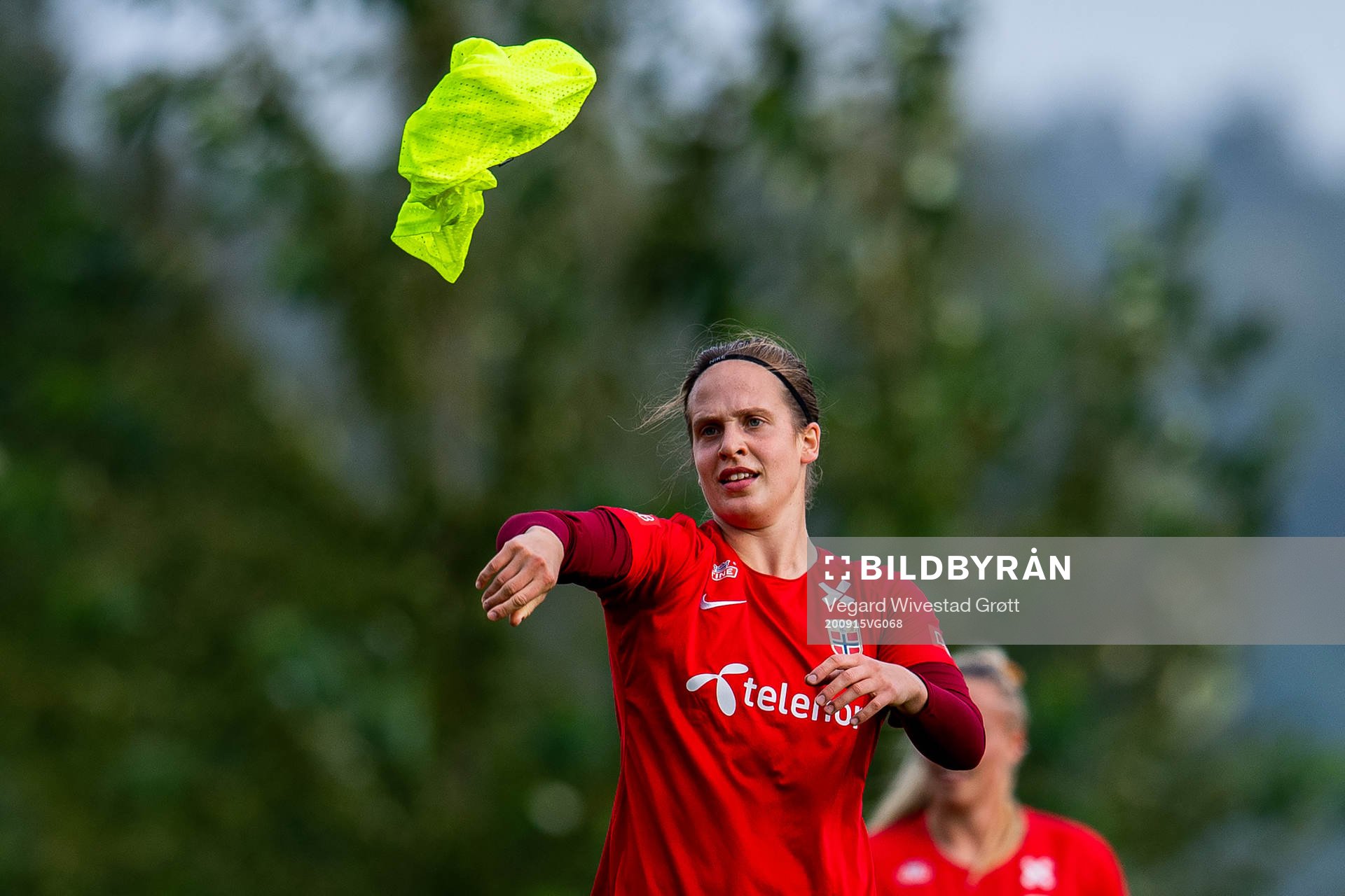 Goalkeeper Ida Norstrøm of the Norwegian women’s
