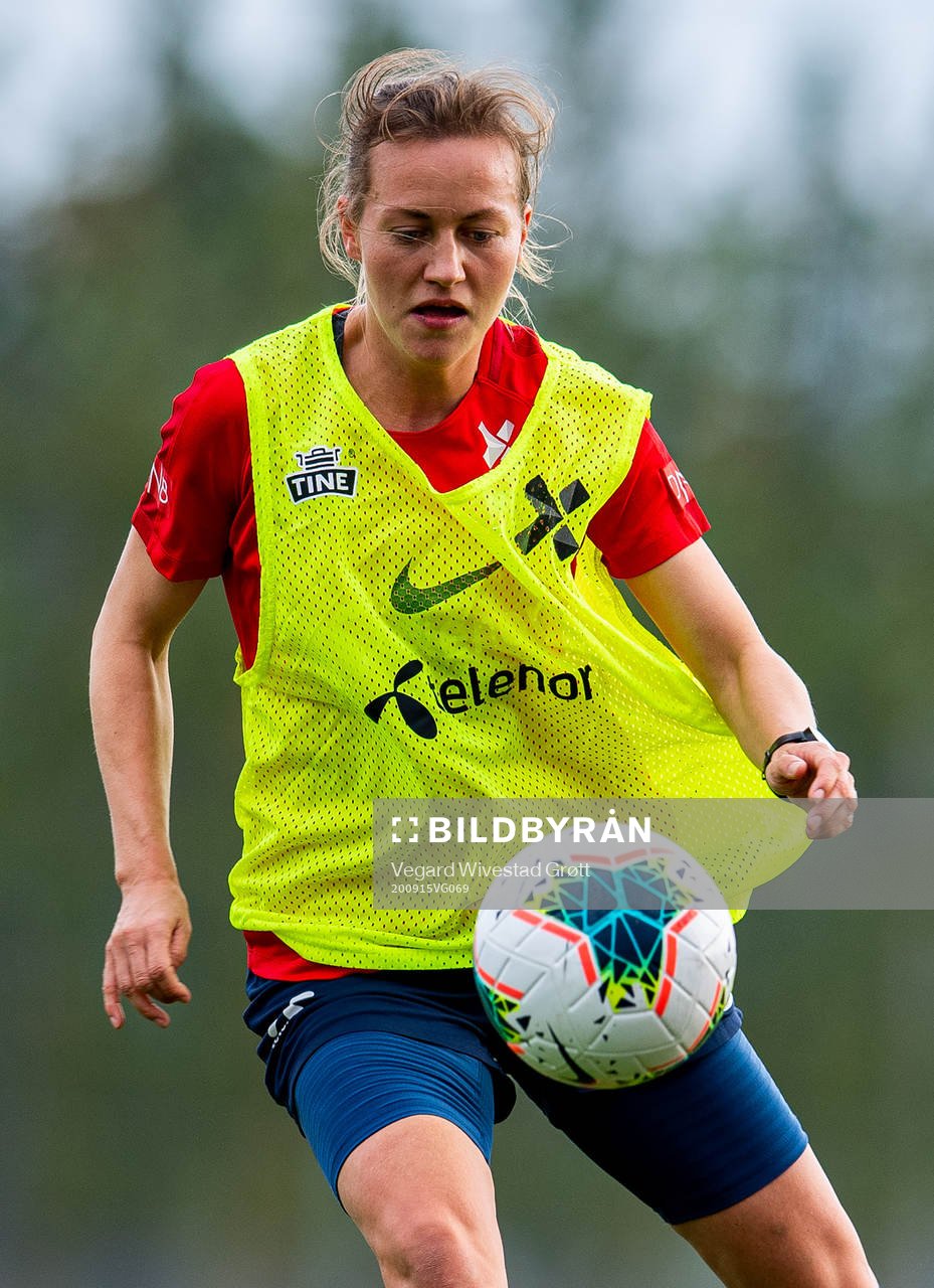 Kristine Minde of the Norwegian women’s national football