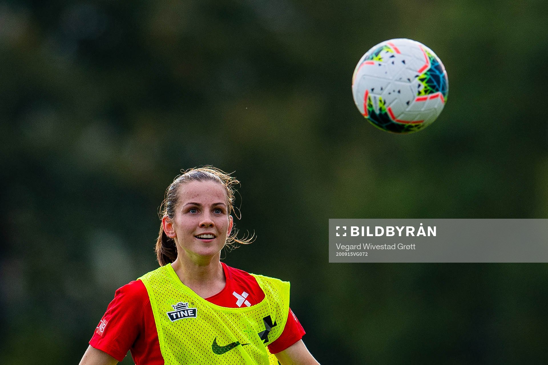 Tuva Hansen of the Norwegian women’s national football
