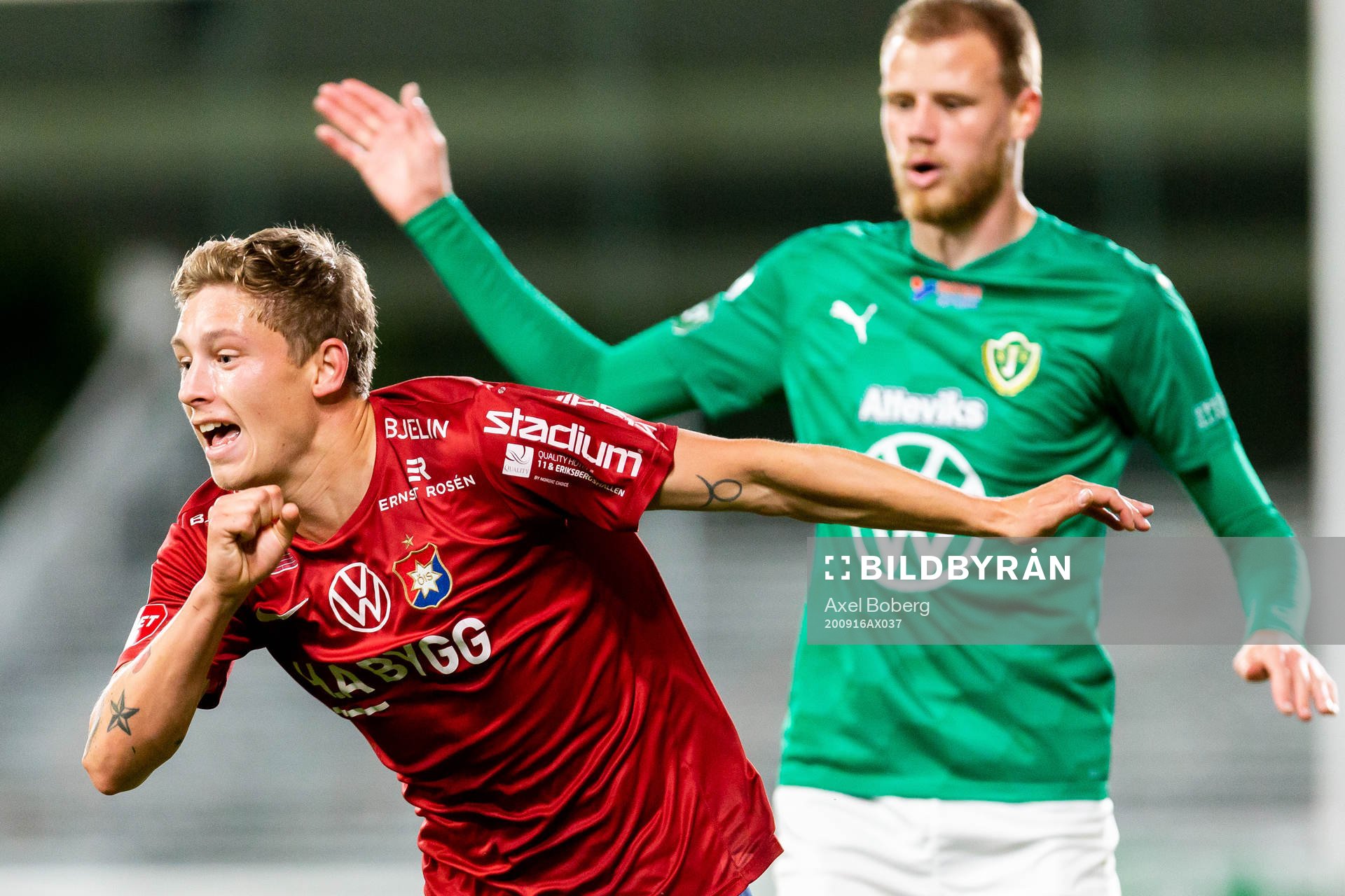 Örgrytes Anton Andreasson och Jönköpings Elias Gustafson