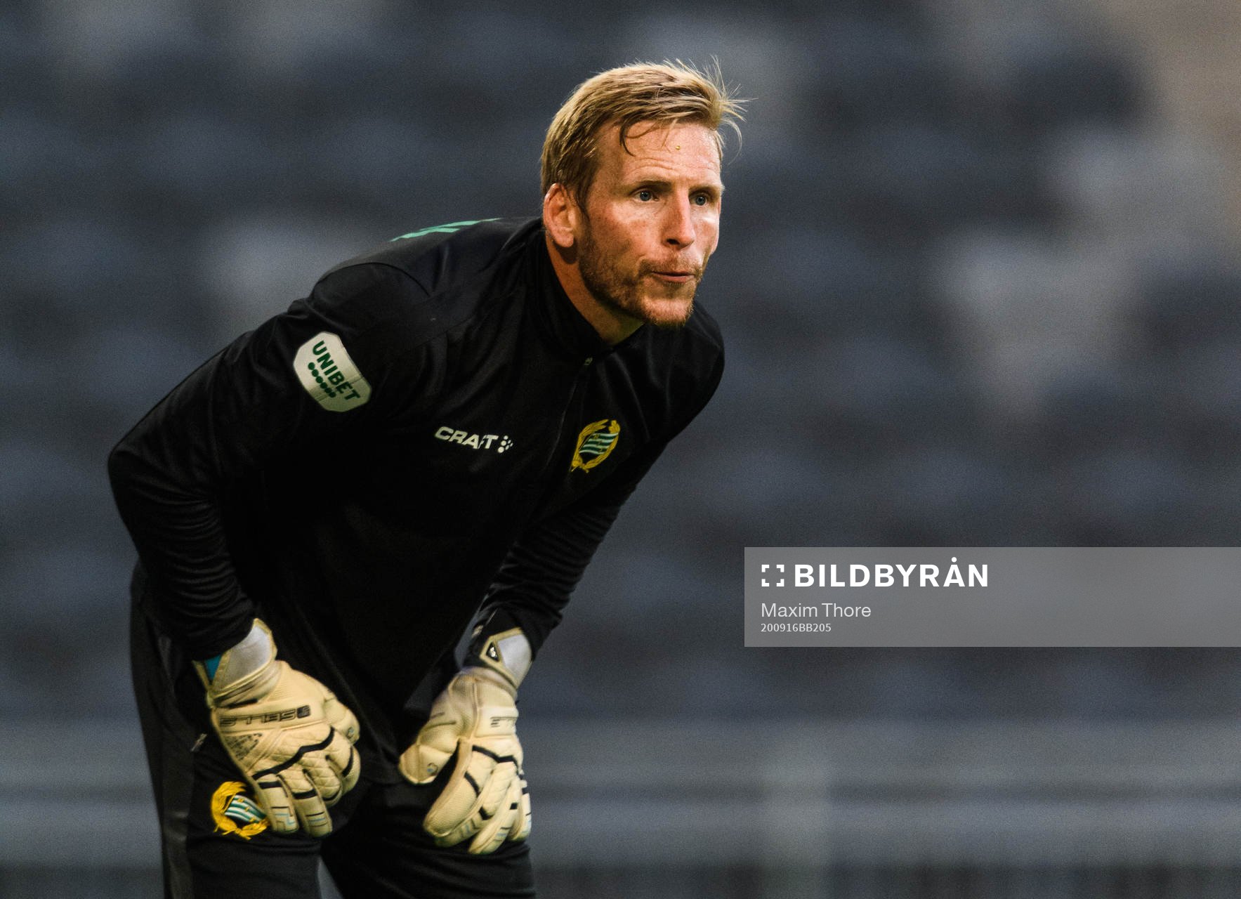 Goalkeeper David Ousted of Hammarby