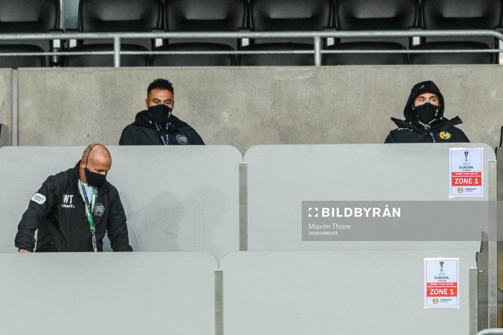 Imad Khalili and Muamer Tankovic of Hammarby