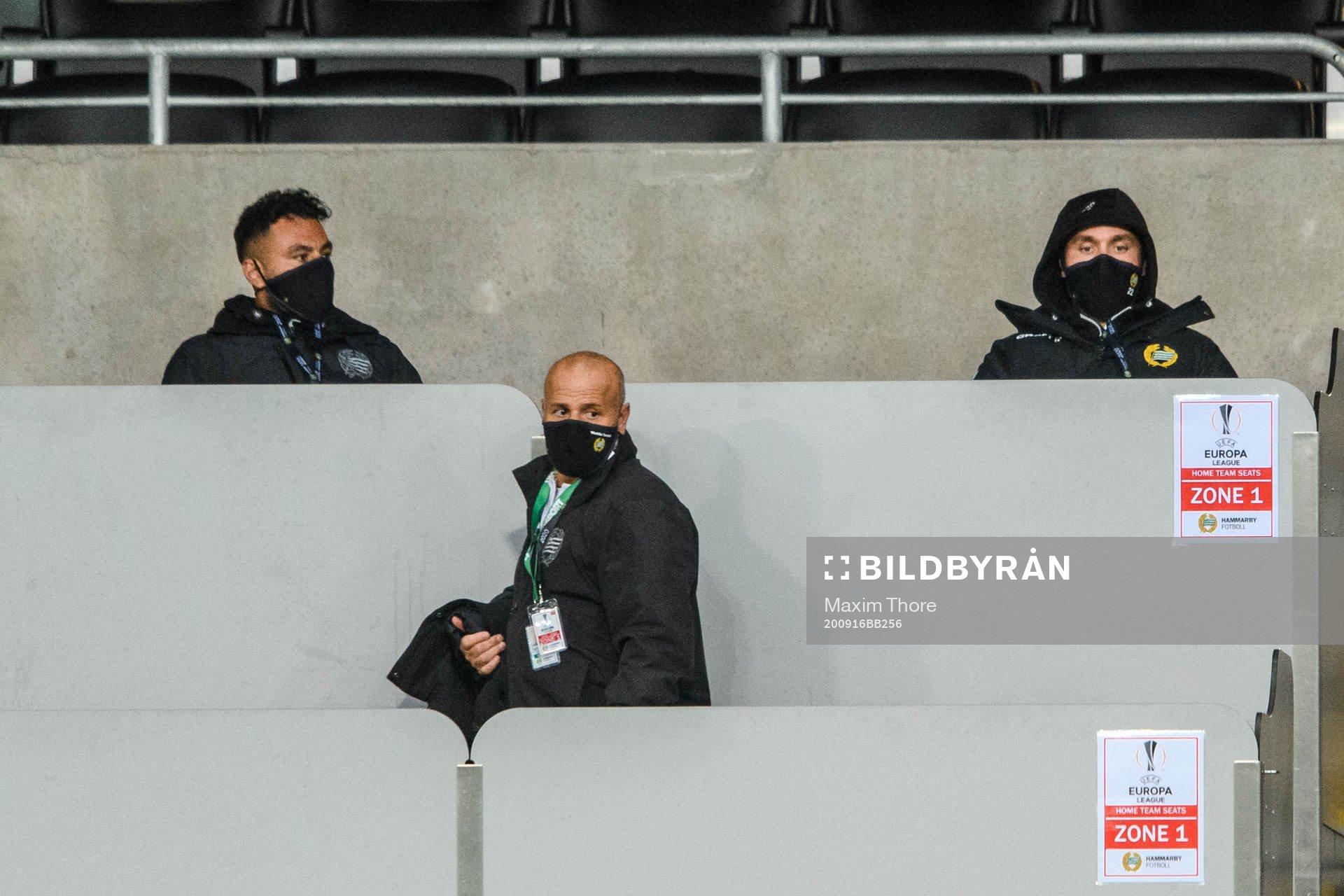Imad Khalili and Muamer Tankovic of Hammarby