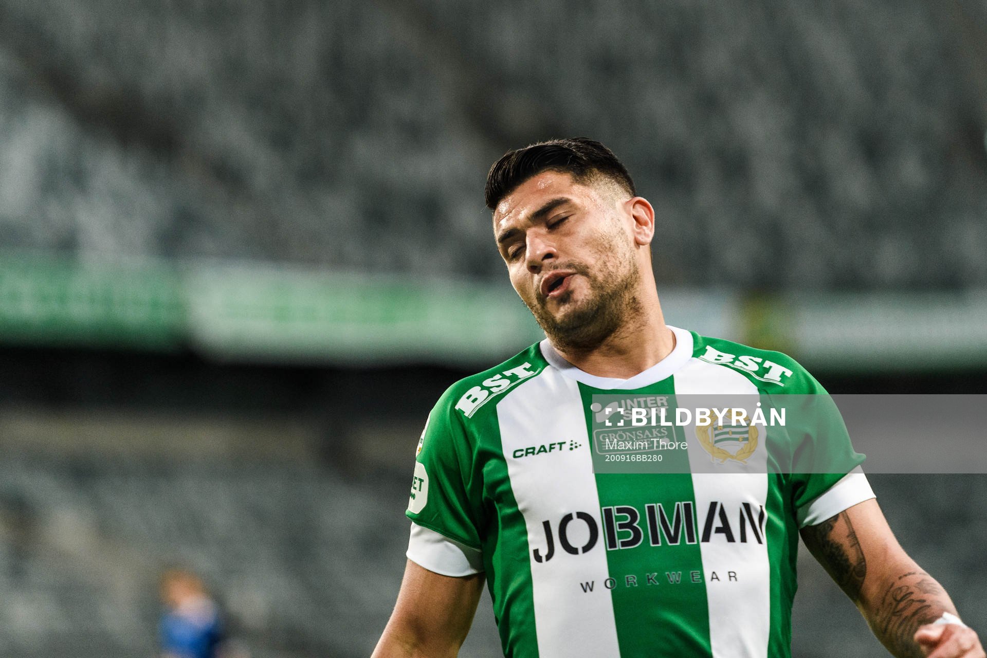 Paulinho of Hammarby looks dejected