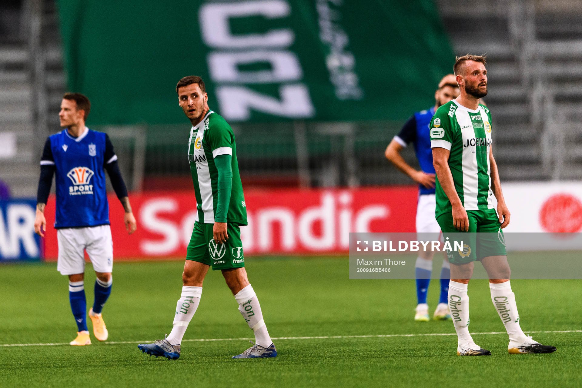 Jeppe Andersen of Hammarby looks dejected